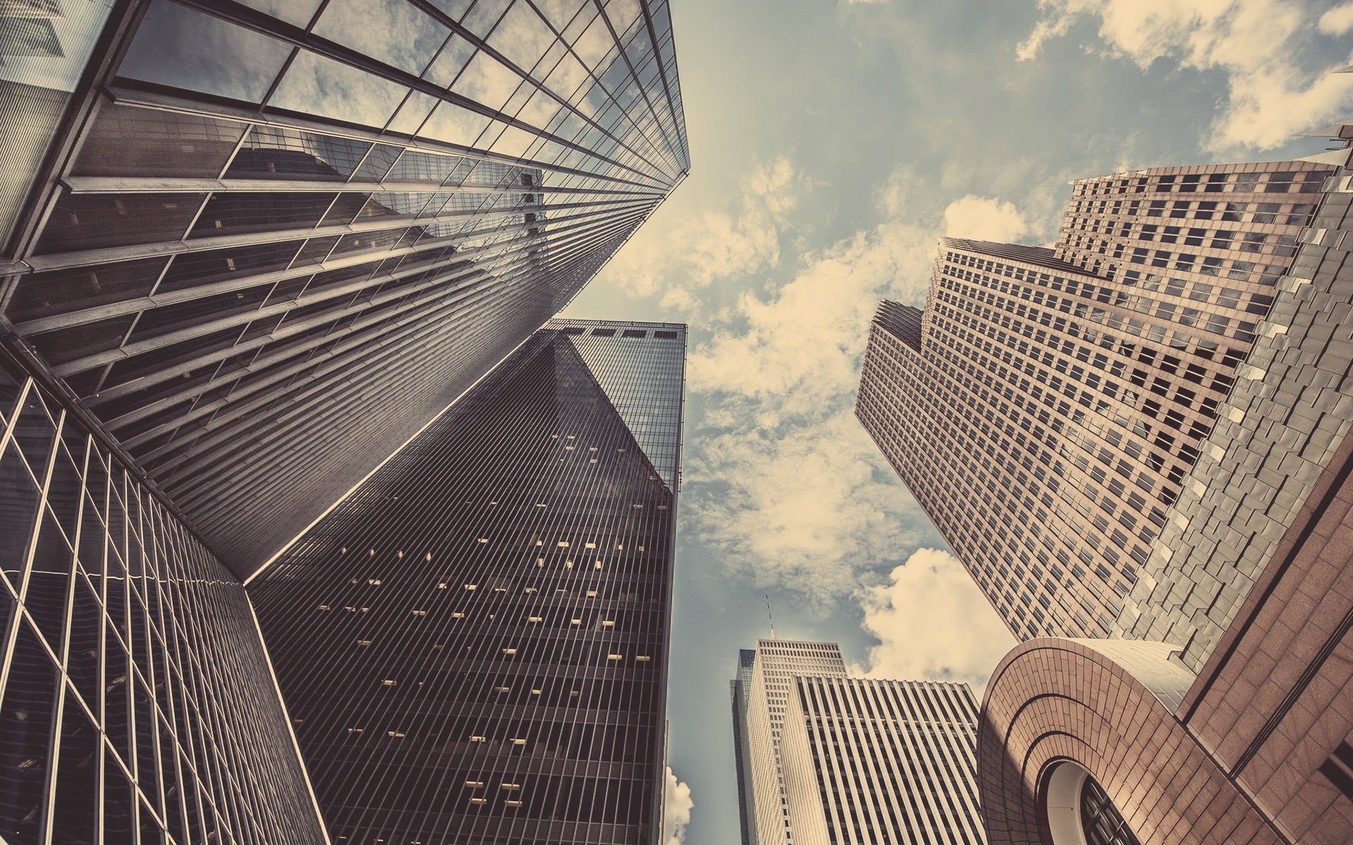 rise, office building exterior, 1080P, tall - high, outdoors, building, tower, day, sky, modern, cloud - sky, office, architecture, city, travel destinations, HD Wallpaper