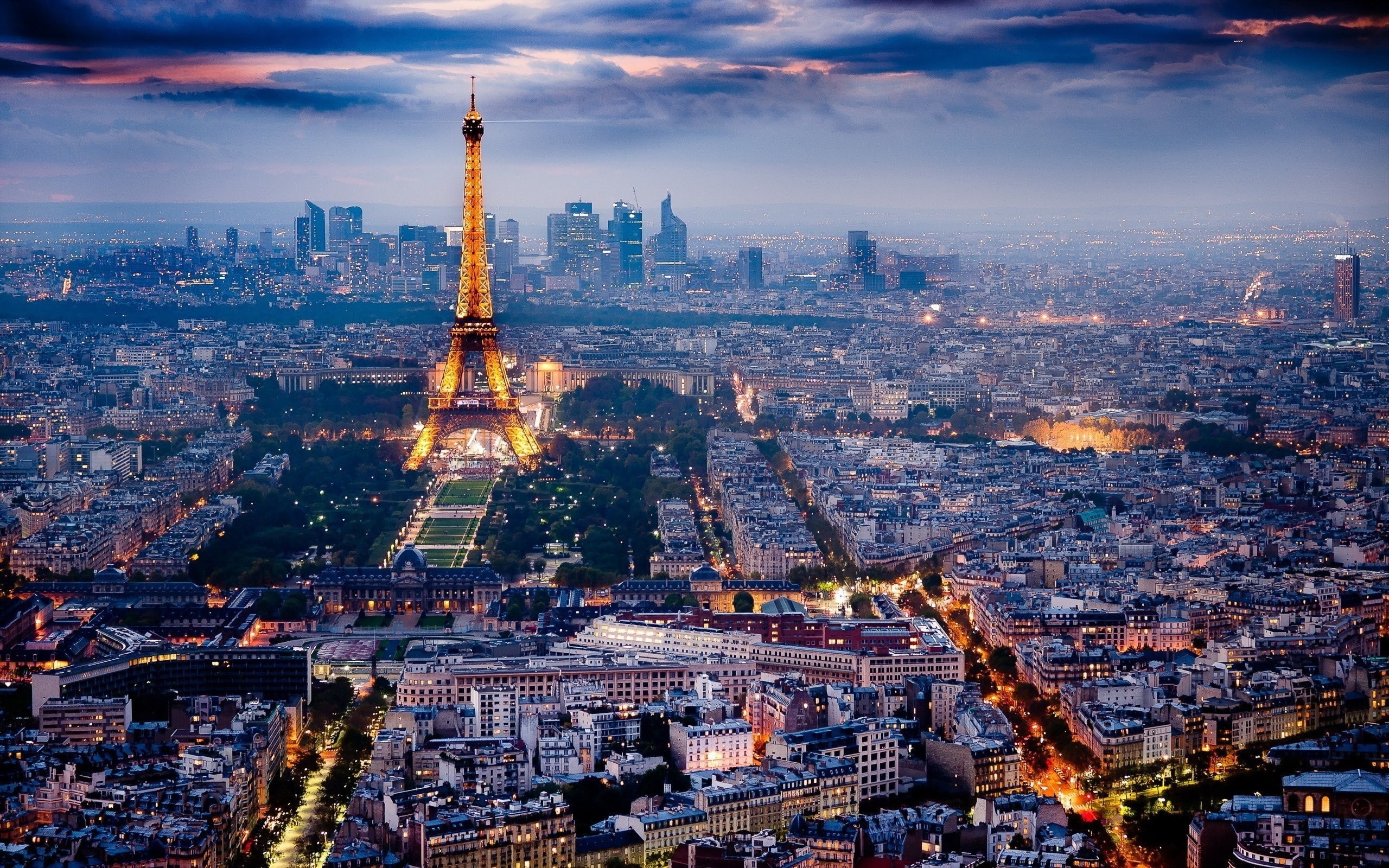 2K, paris, skyline, tower, city, lights, eiffel, HD Wallpaper