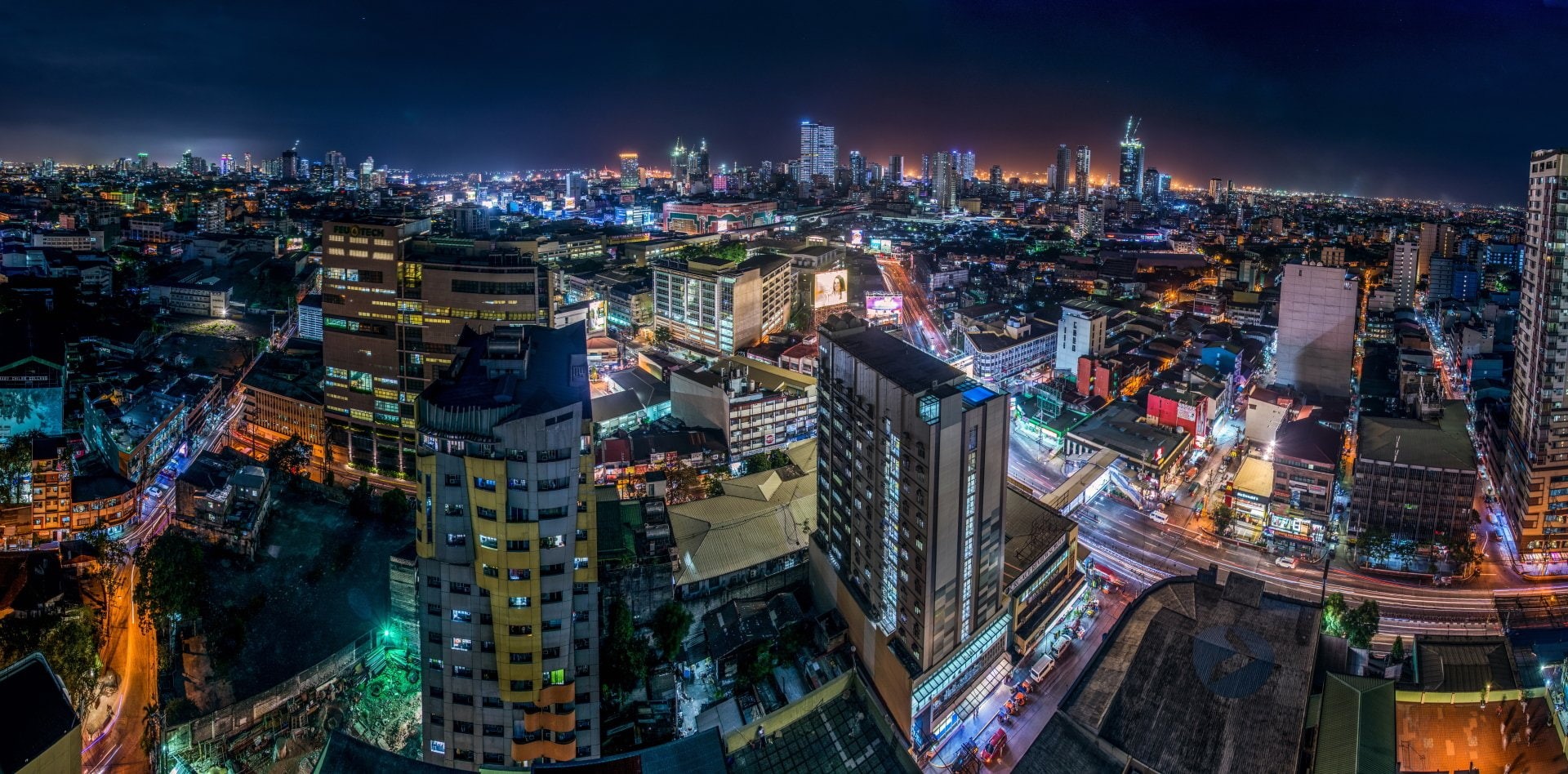 Cities, Manila, 1080P, Night, Building, City, Cityscape, Philippines, HD Wallpaper