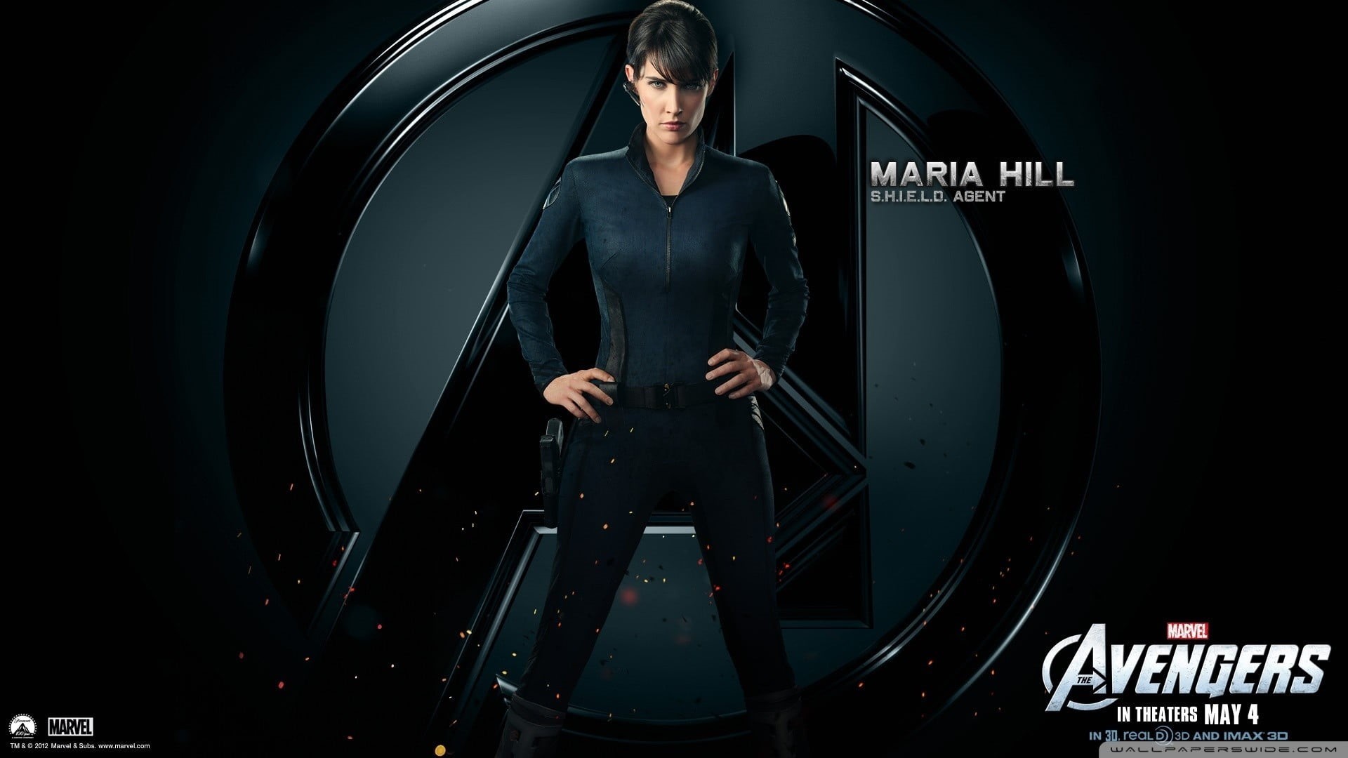 women, front view, looking at camera, marvel, Marvel Cinematic Universe, waist up, studio shot, 1080P, dj, maria, music, one person, standing, HD Wallpaper