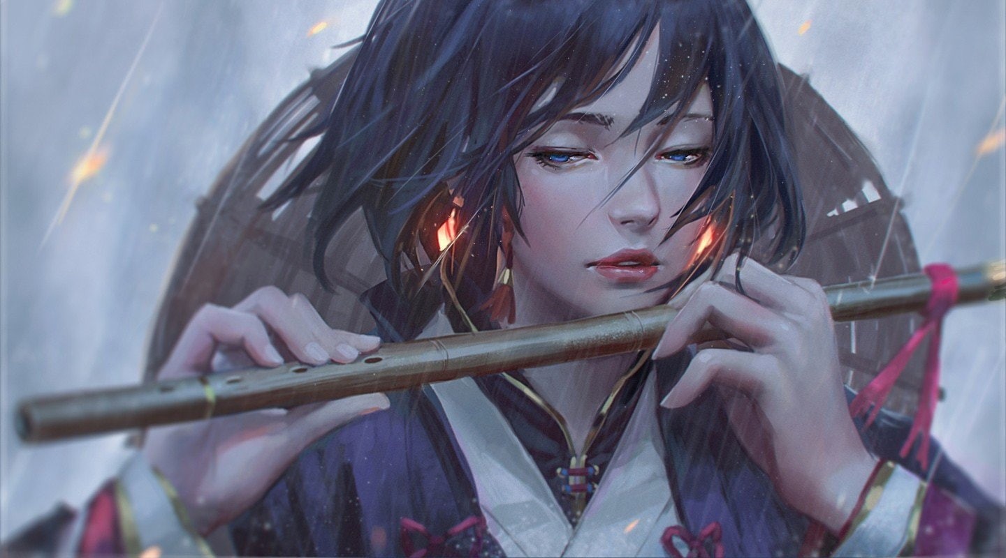 GUWEIZ, Solo, Anime Girls, 720P, HD Wallpaper