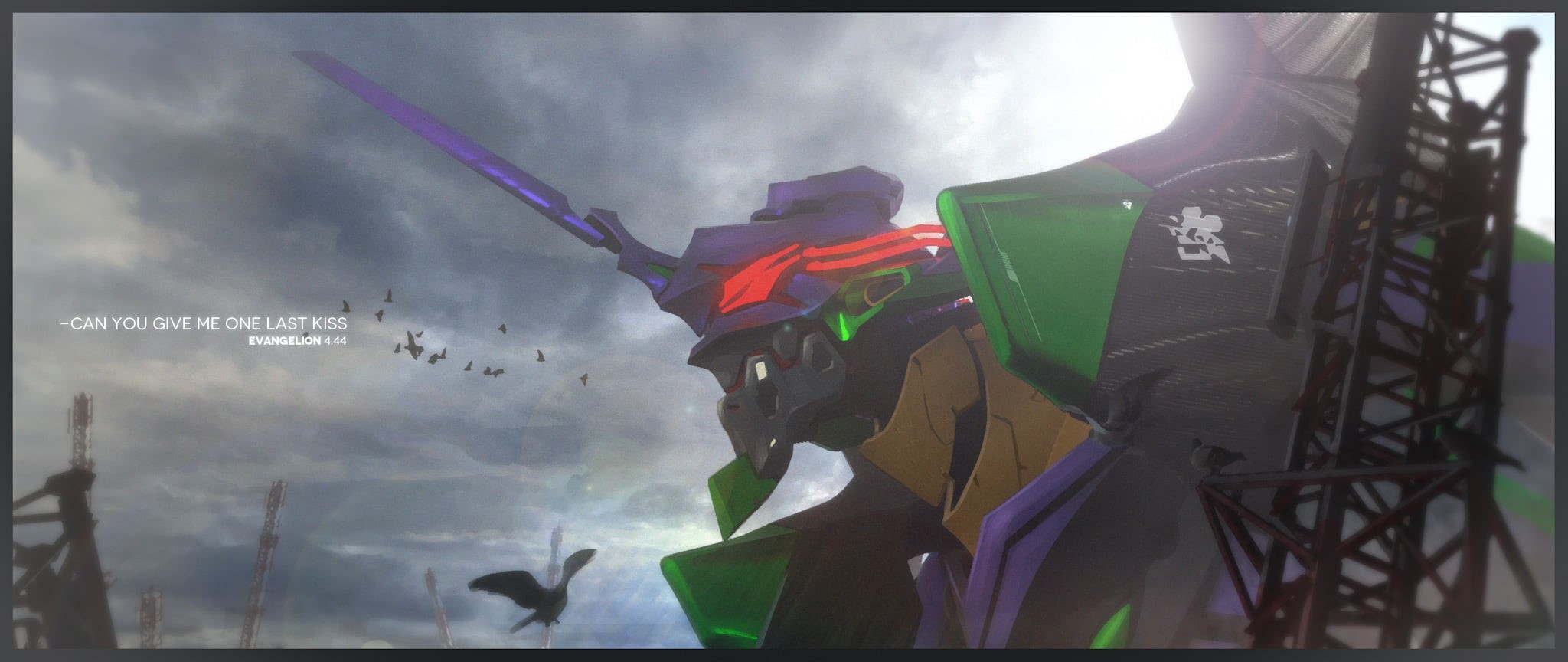 EVA Unit 13, science fiction, 1080P, anime, profile, Pang Zaizhi, Neon Genesis Evangelion, HD Wallpaper