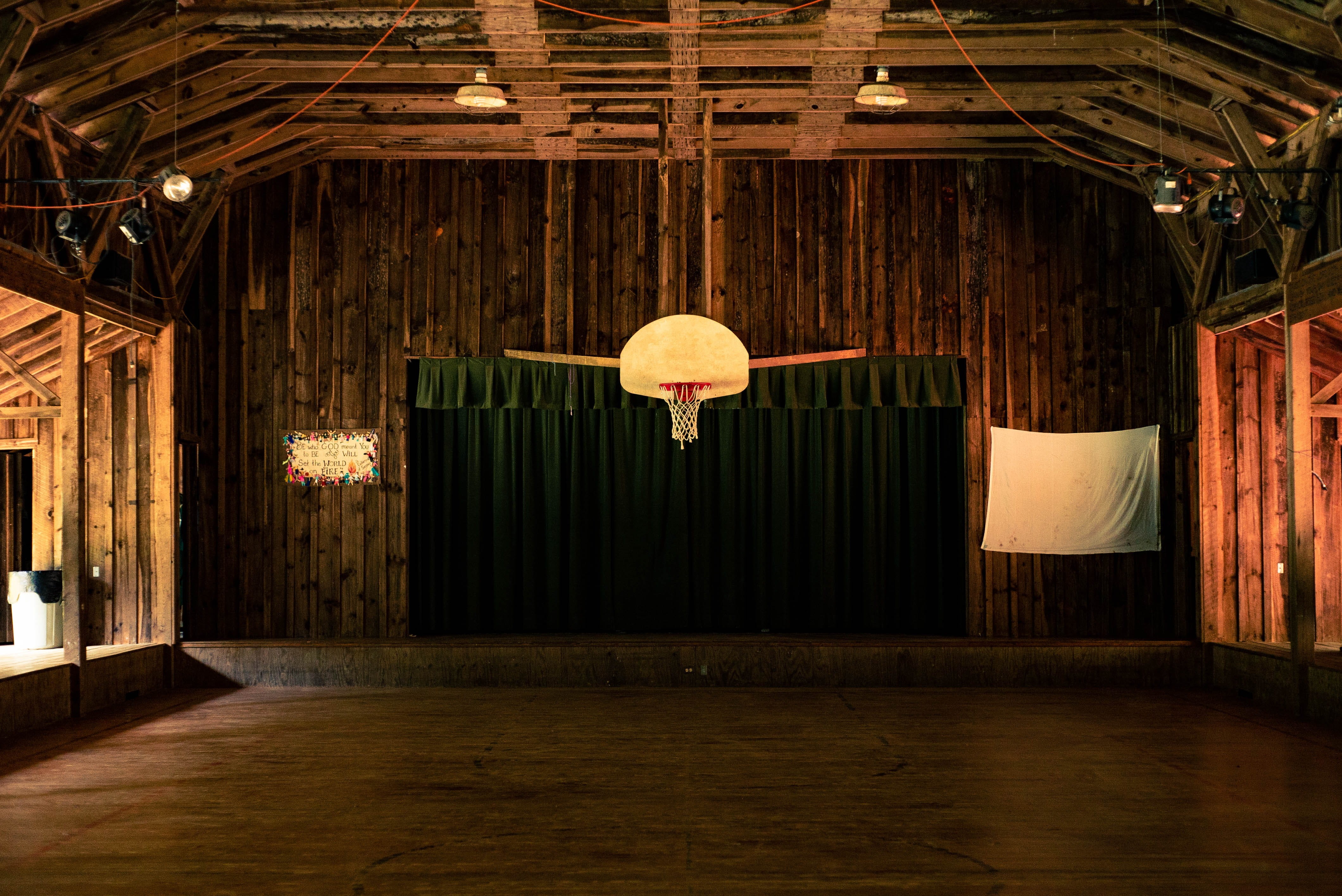 day, camp kahdalea road, basketball, light, lighting equipment, gym, stage - performance space, flooring, building, interior design, floor, illuminated, HD Wallpaper