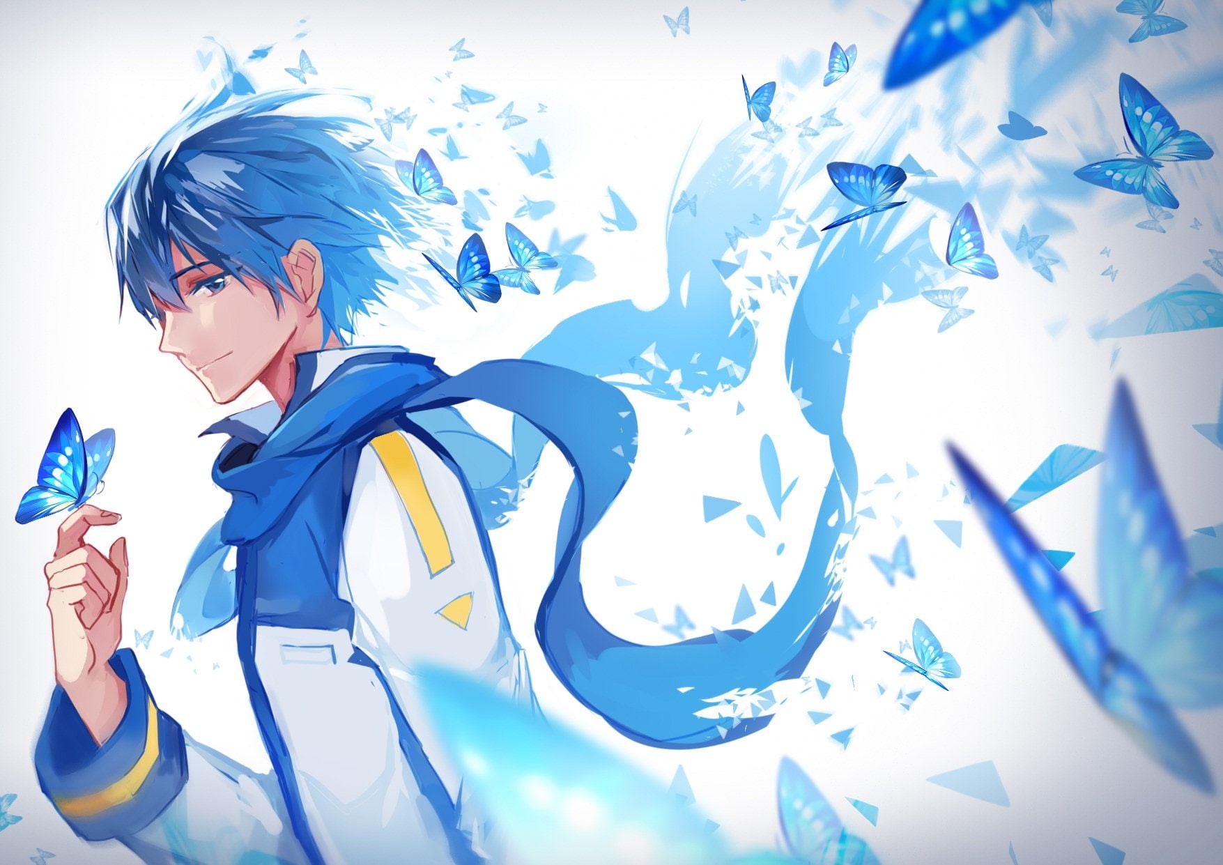 720P, Vocaloid, Kaito (Vocaloid), Anime, HD Wallpaper