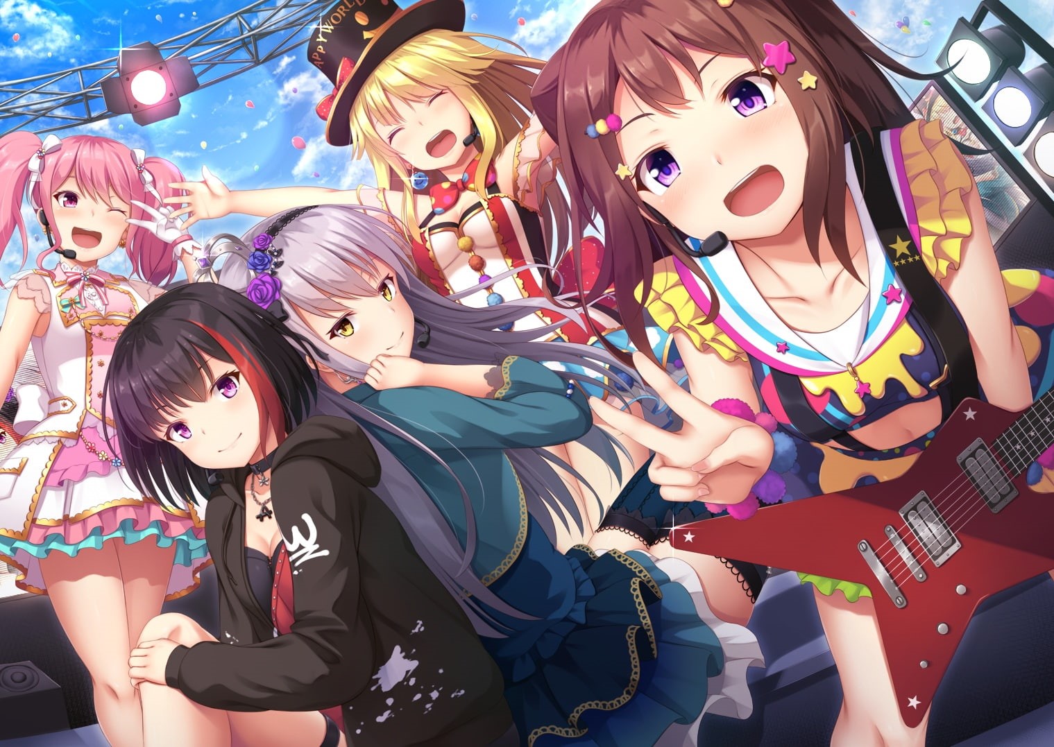 tsurumaki, mitake, konachan, yukina, aya, 262134, com, dream!, 720P, toyama, kokoro, kanzume, minato, ran, maruyama, kasumi, momo, bang, HD Wallpaper