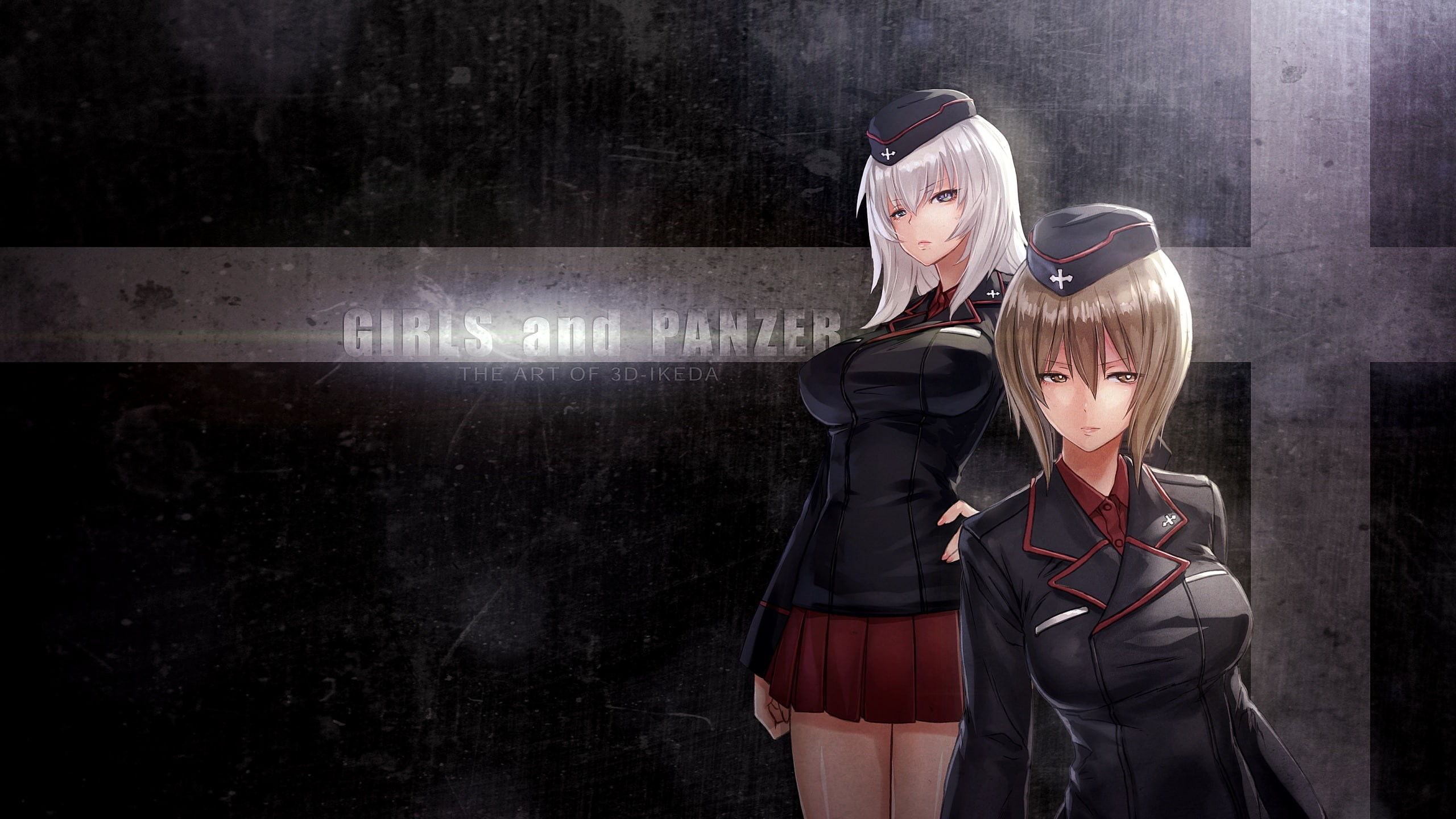 maho, 262923, three quarter length, females, 2K, erika, girls, young women, people, com, blond hair, itsumi, family, hair, panzer, nishizumi, young adult, HD Wallpaper