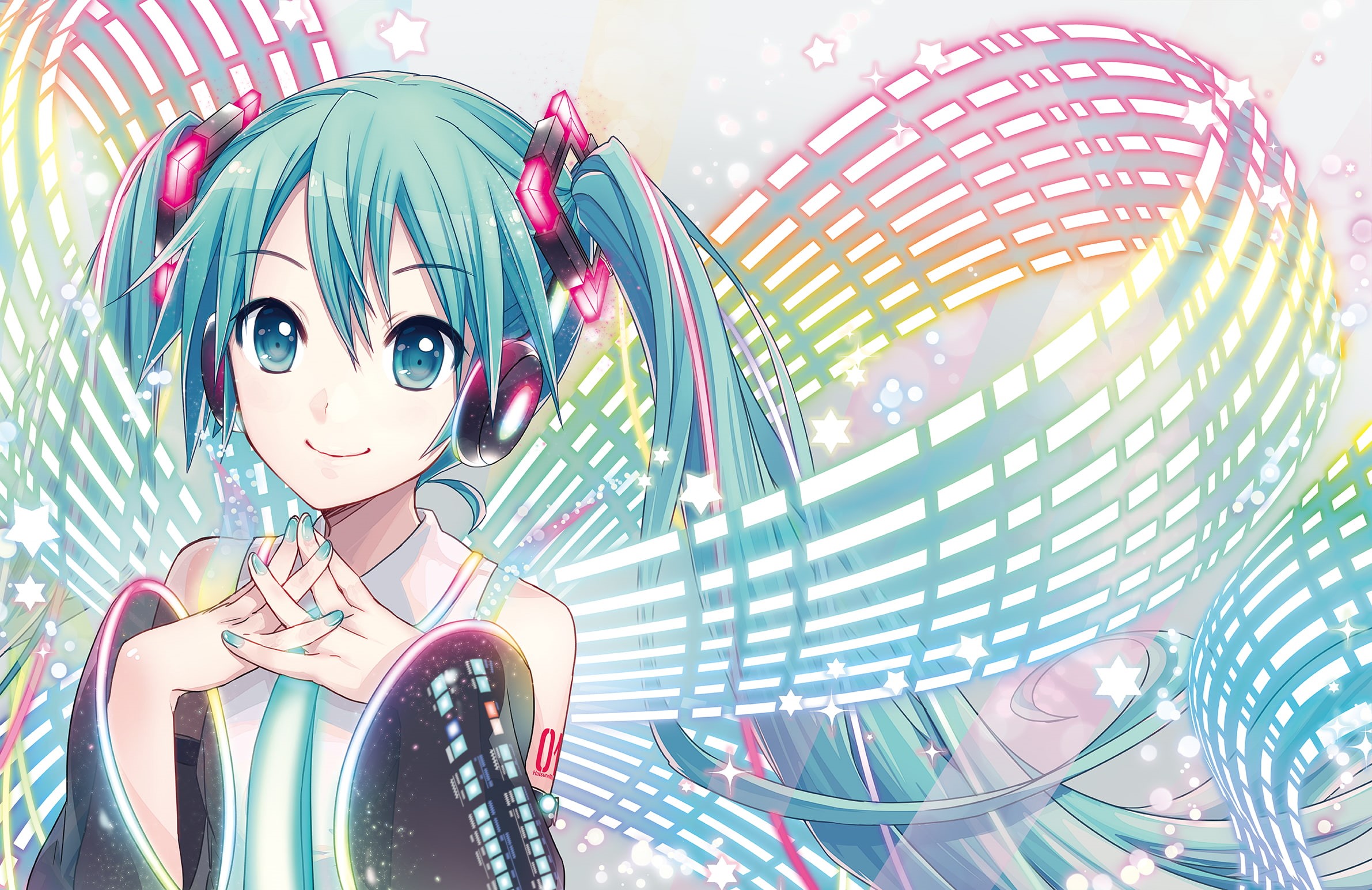 Hatsune Miku, Vocaloid, twintails, iXima, 1080P, HD Wallpaper