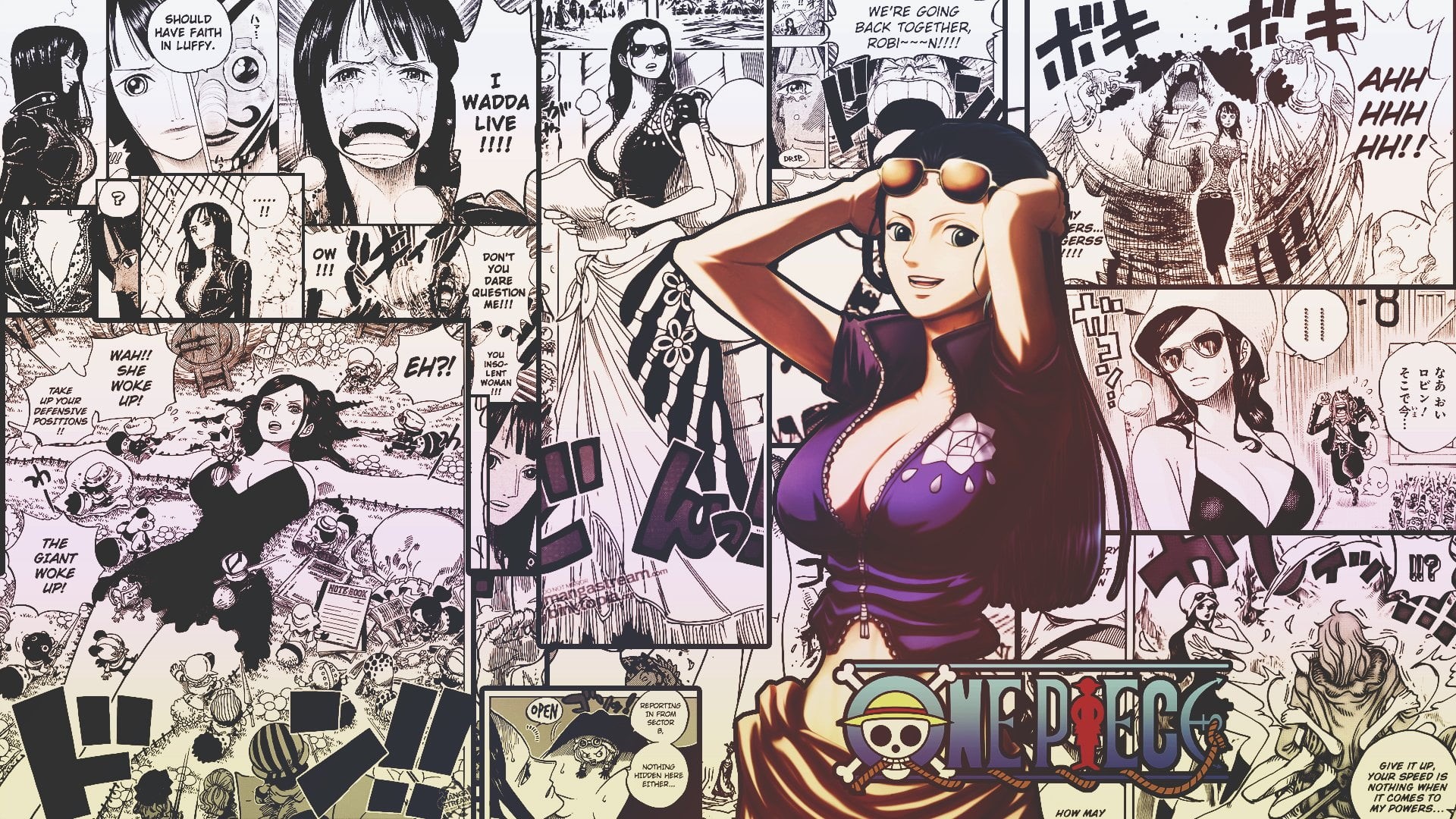 three quarter length, creativity, human representation, young adult, adult, Nico Robin, One Piece, standing, women, digital composite, representation, art and craft, HD Wallpaper