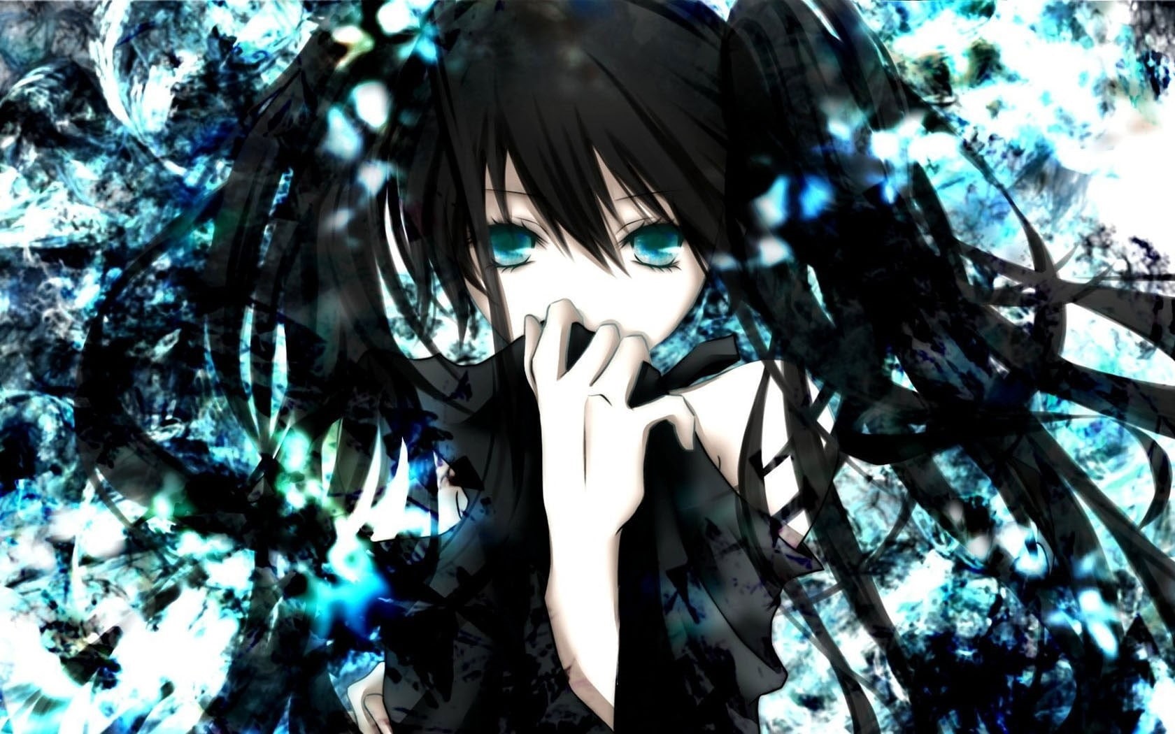 portrait, human face, black, digital composite, lifestyles, anime girls, hand, illustration, day, real people, haired, young adult, character, nature, body part, HD Wallpaper