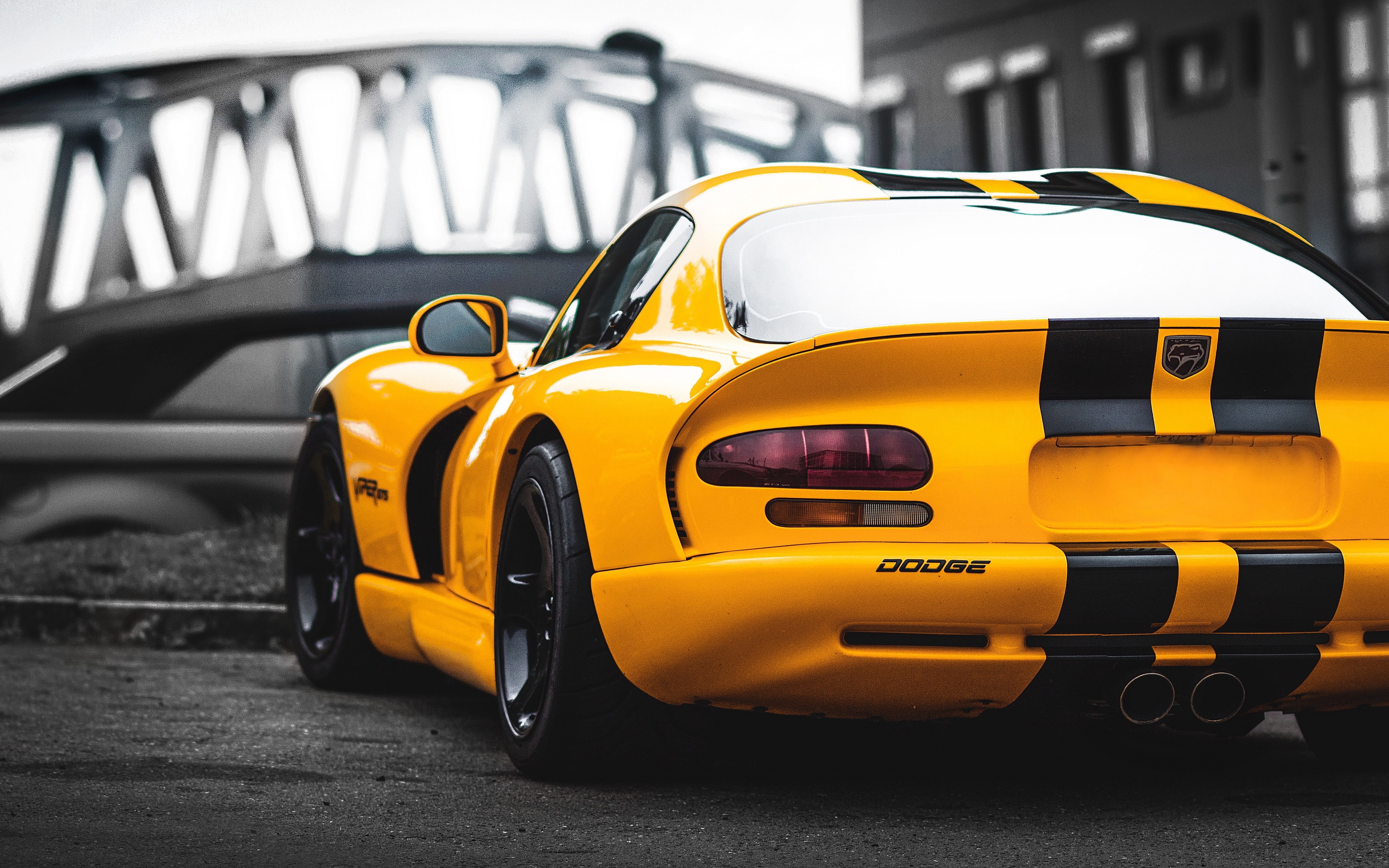 yellow, architecture, retro styled, stationary, built structure, mode of transportation, transportation, land vehicle, day, yellow taxi, taxi, car, no people, HD Wallpaper