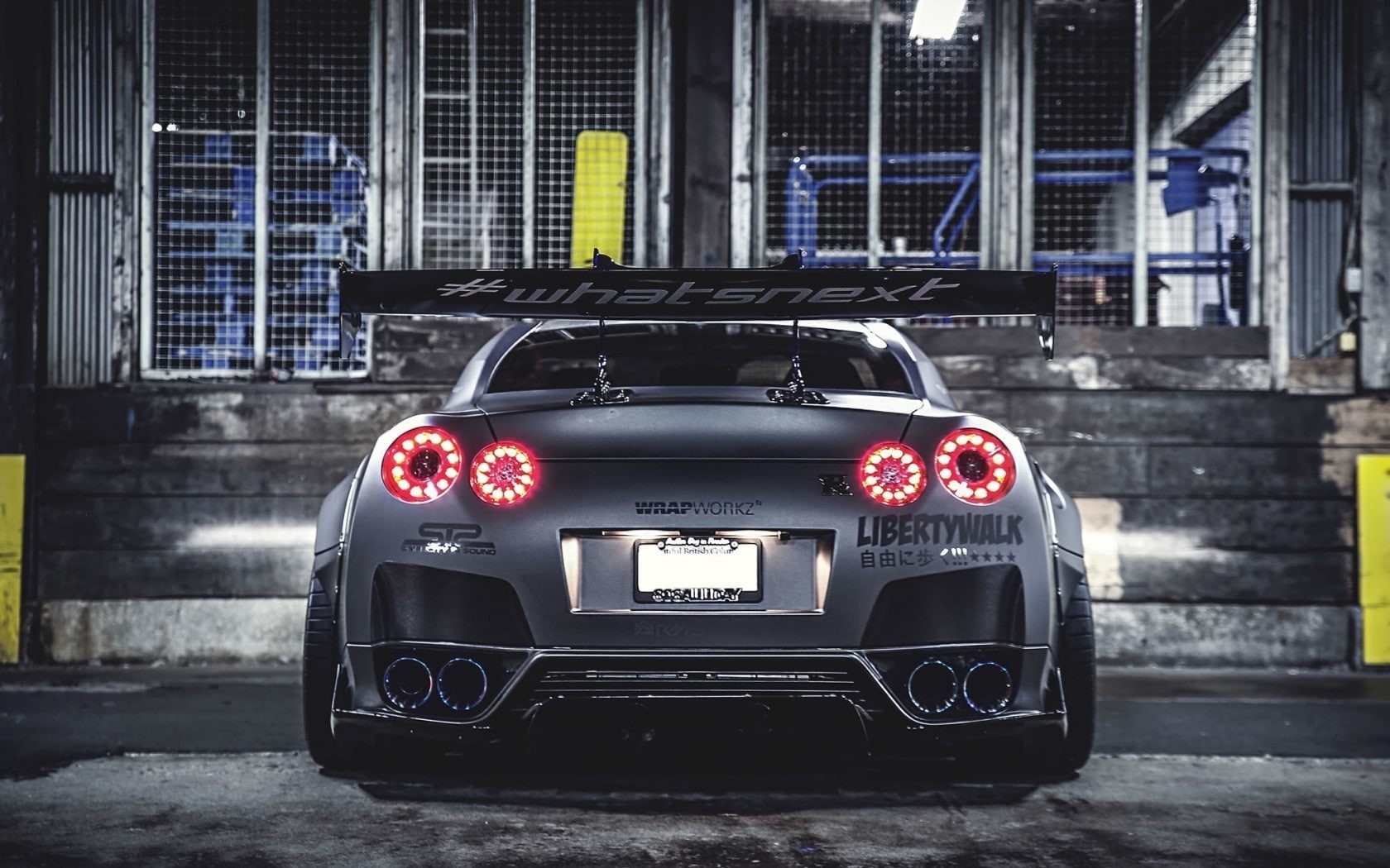 nissan, walk, black, Nissan GTR, liberty, view, gtr, 720P, back, r, HD Wallpaper