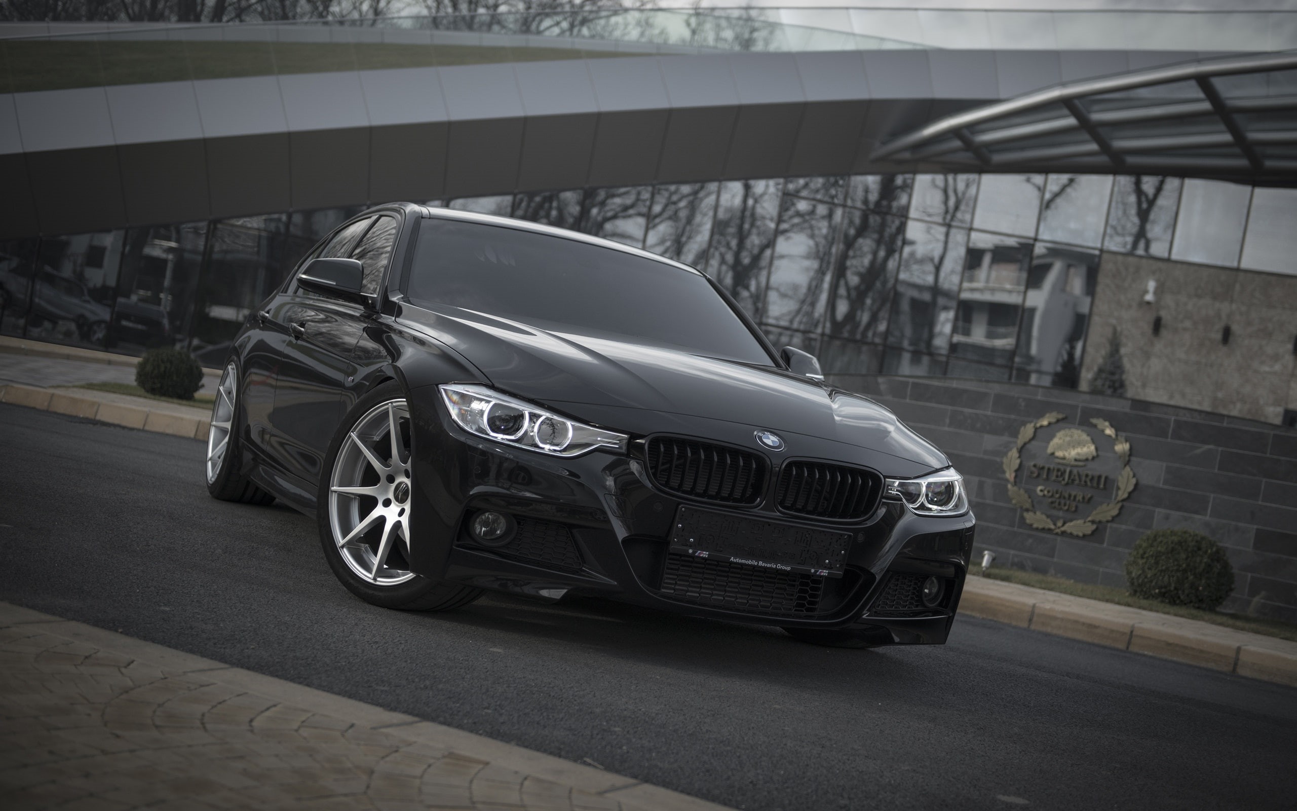 Black, 2K, BMW, View, Front, f, Car, HD Wallpaper