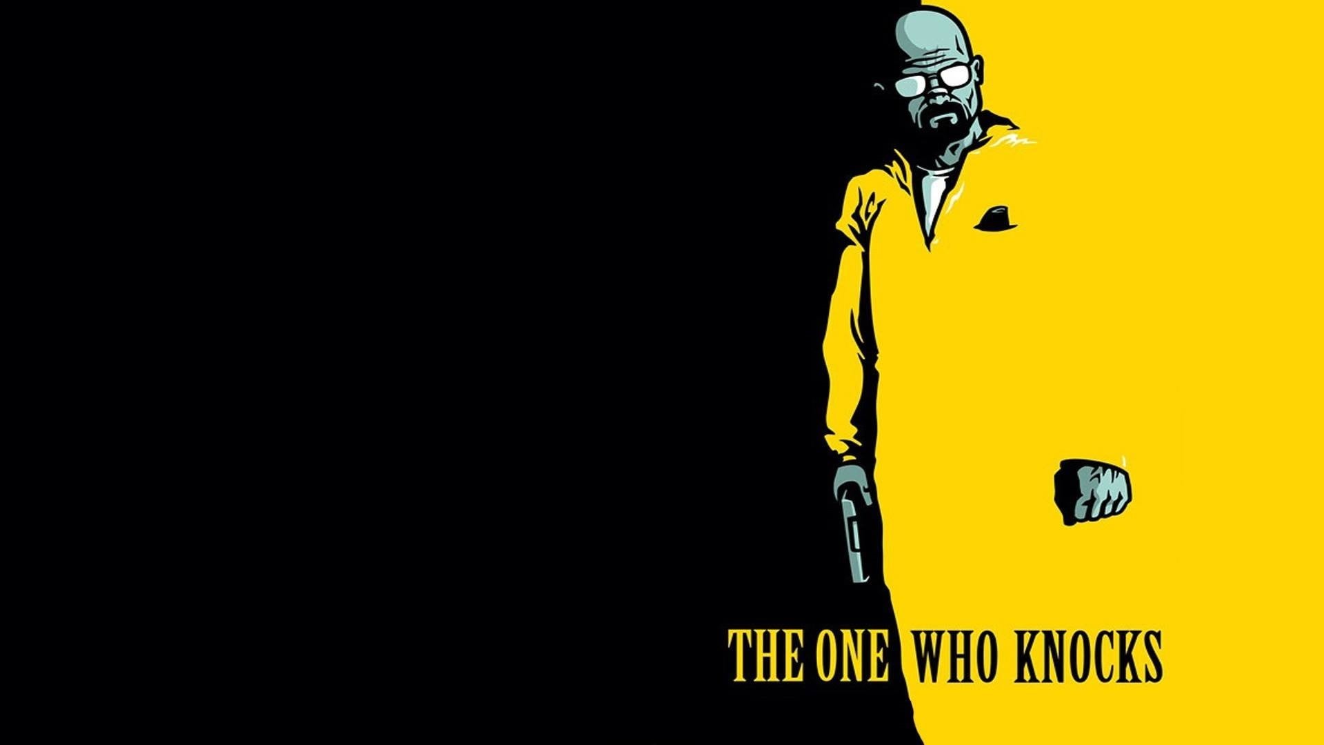 sign, nature, text, warning sign, communication, black background, Breaking Bad, protection, human representation, indoors, one, knocks, safety, HD Wallpaper