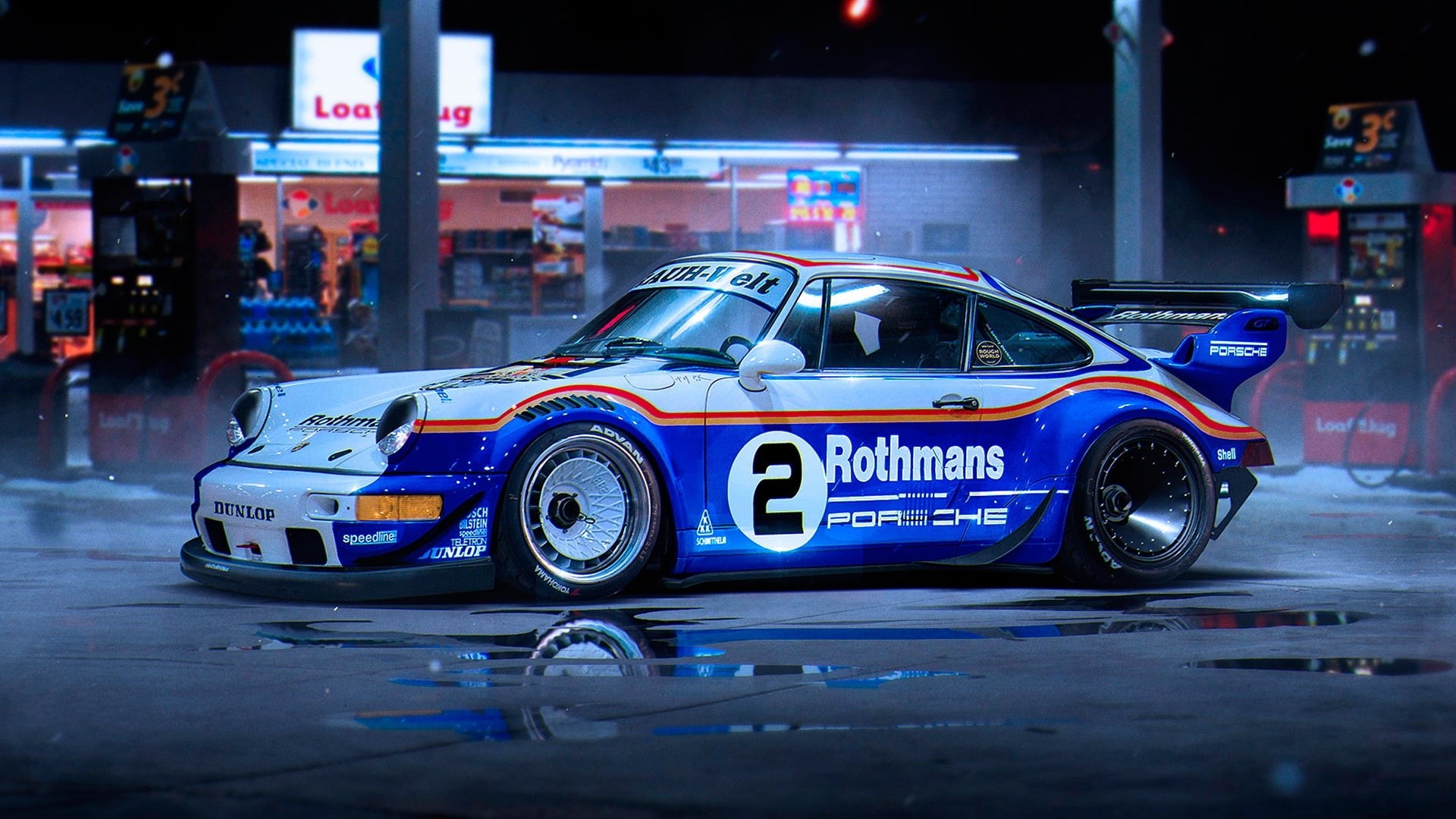 porsche 911, porsche 911 rwb, 1080P, rwb porsche, sports car, porsche, rwb, HD Wallpaper