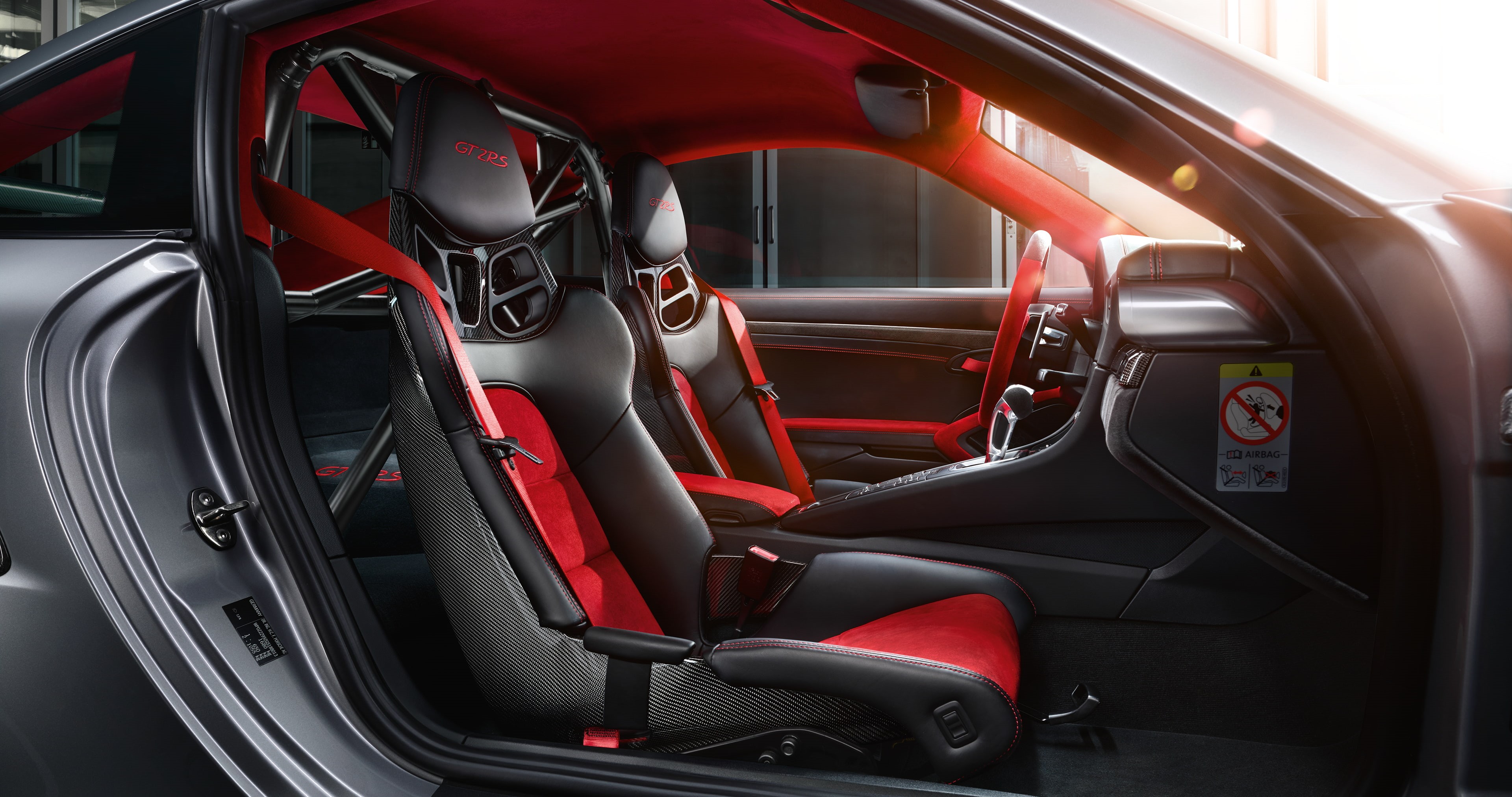 4K, 4K, 2018, Porsche 911 GT2 RS, Interior, HD Wallpaper
