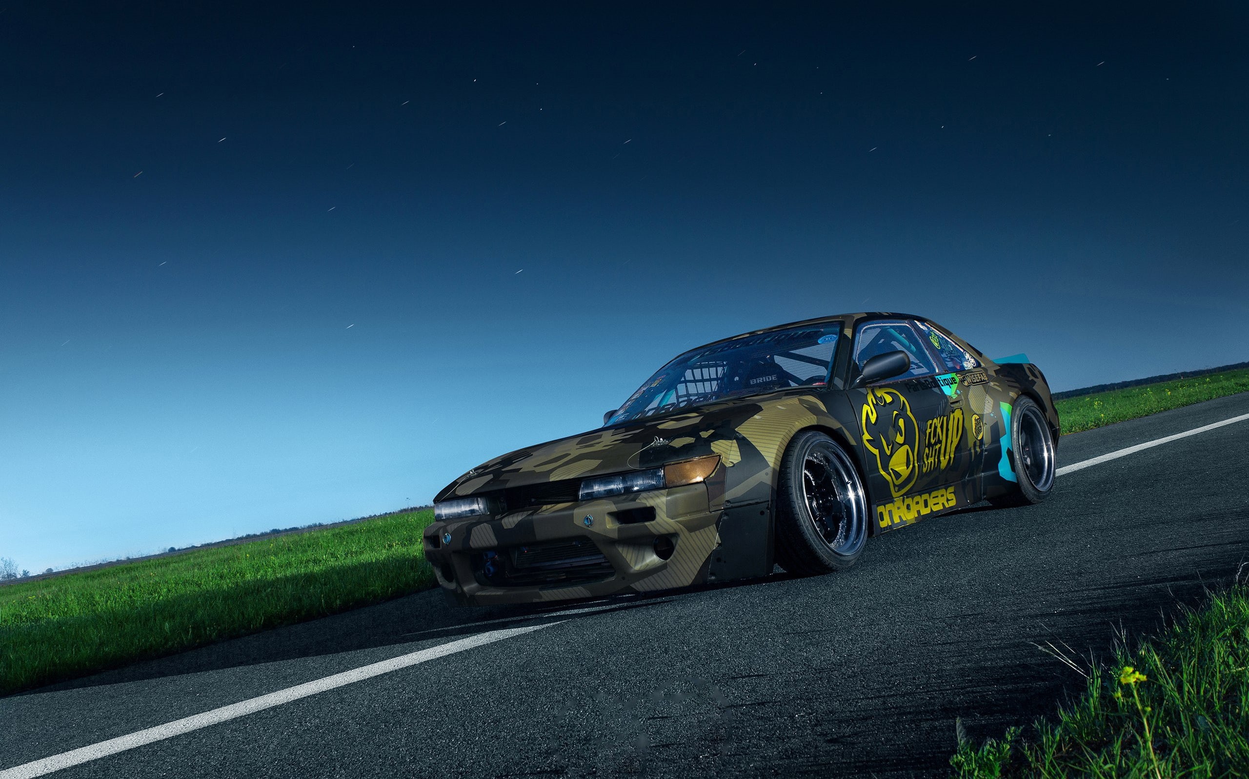 Nissan S13, Norway, JDM, S13, airport, photography, 2K, planes, Silvia S13, Work Wheels, JDM Lifestyle, Stance, Nissan Silvia S13, nissan silvia, Japanese cars, HD Wallpaper
