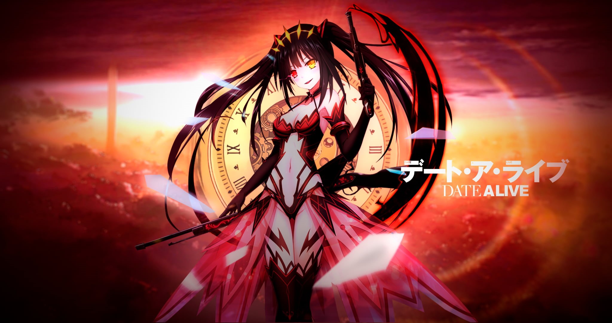 Date A Live, 1080P, Tokisaki Kurumi, HD Wallpaper