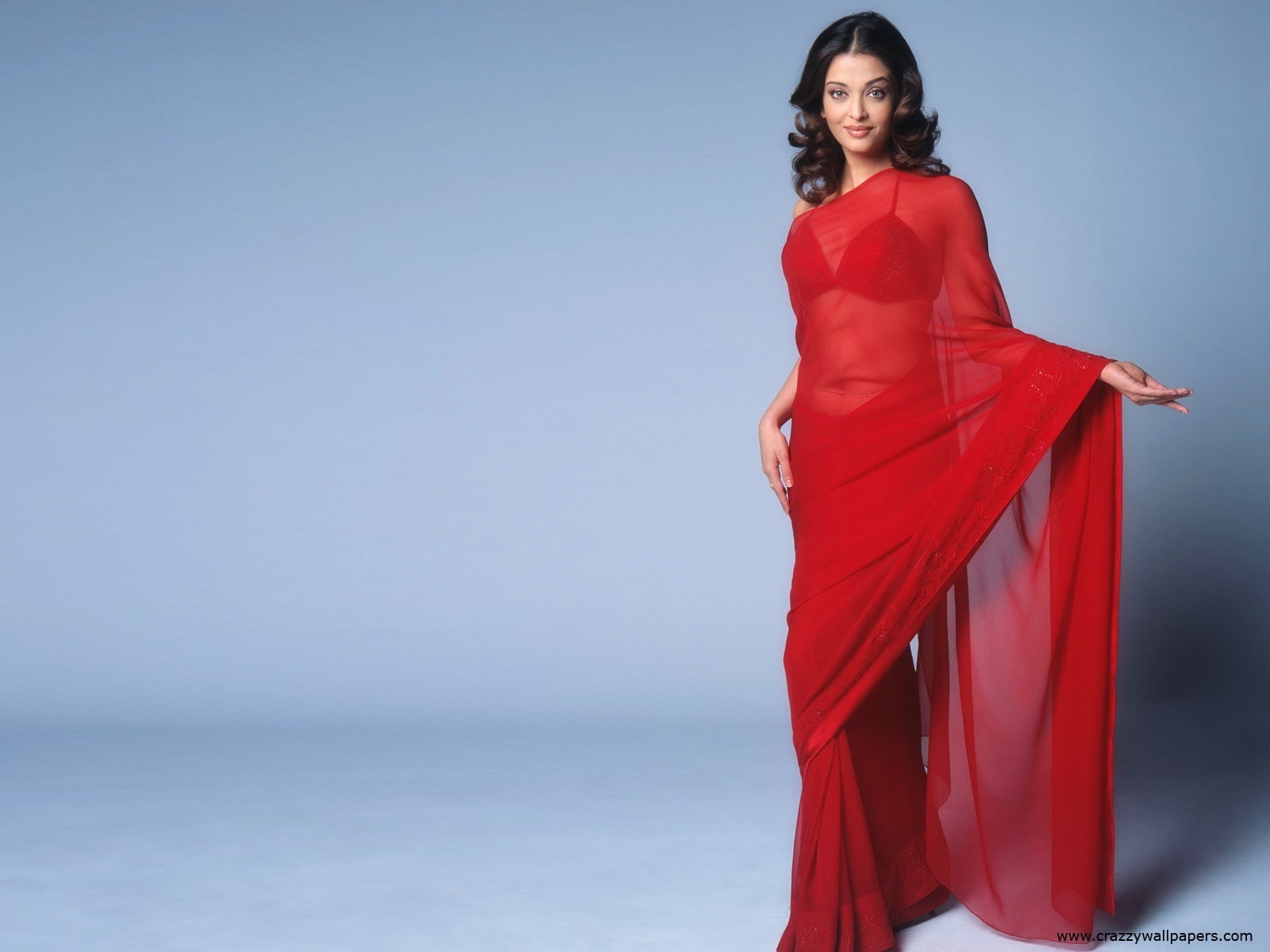 720P, aishwarya, saree, rai, HD Wallpaper