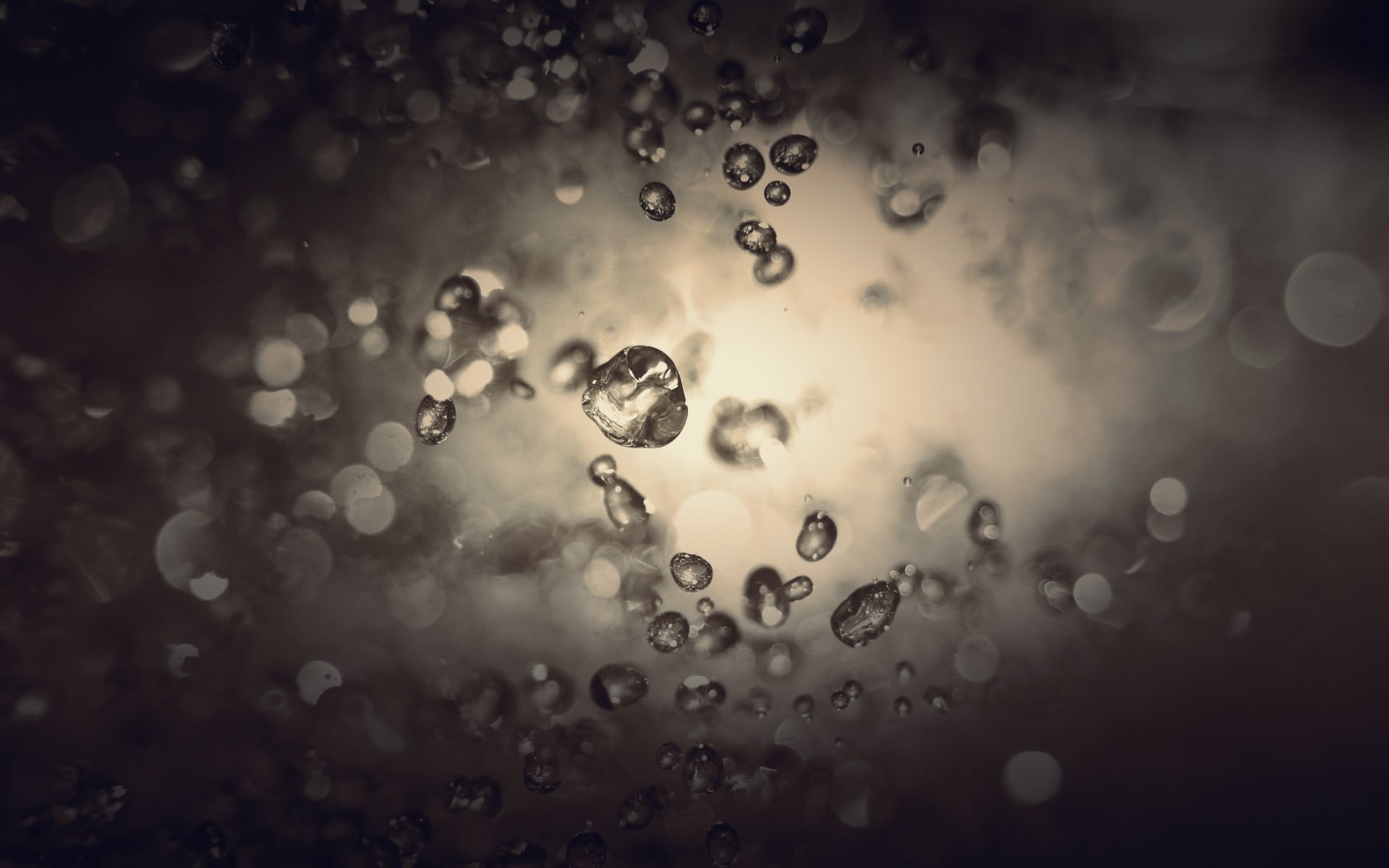 liquid, nature, freshness, blue, sepia, no People, glass, clean, condensation, drop, vulnerability, underwater, abstract, reflection, brown, close-up, macro, HD Wallpaper