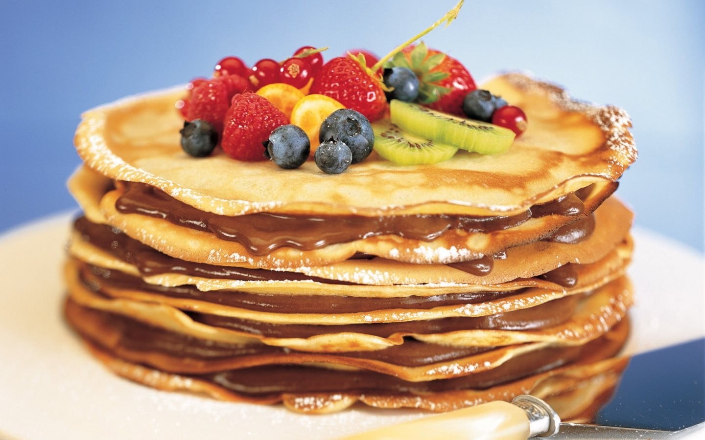 indoors, dessert, fruit, freshness, ready-to-eat, plate, pancakes, cake, breakfast, blueberries, pancake, temptation, sweet, sweet food, close-up, healthy eating, HD Wallpaper