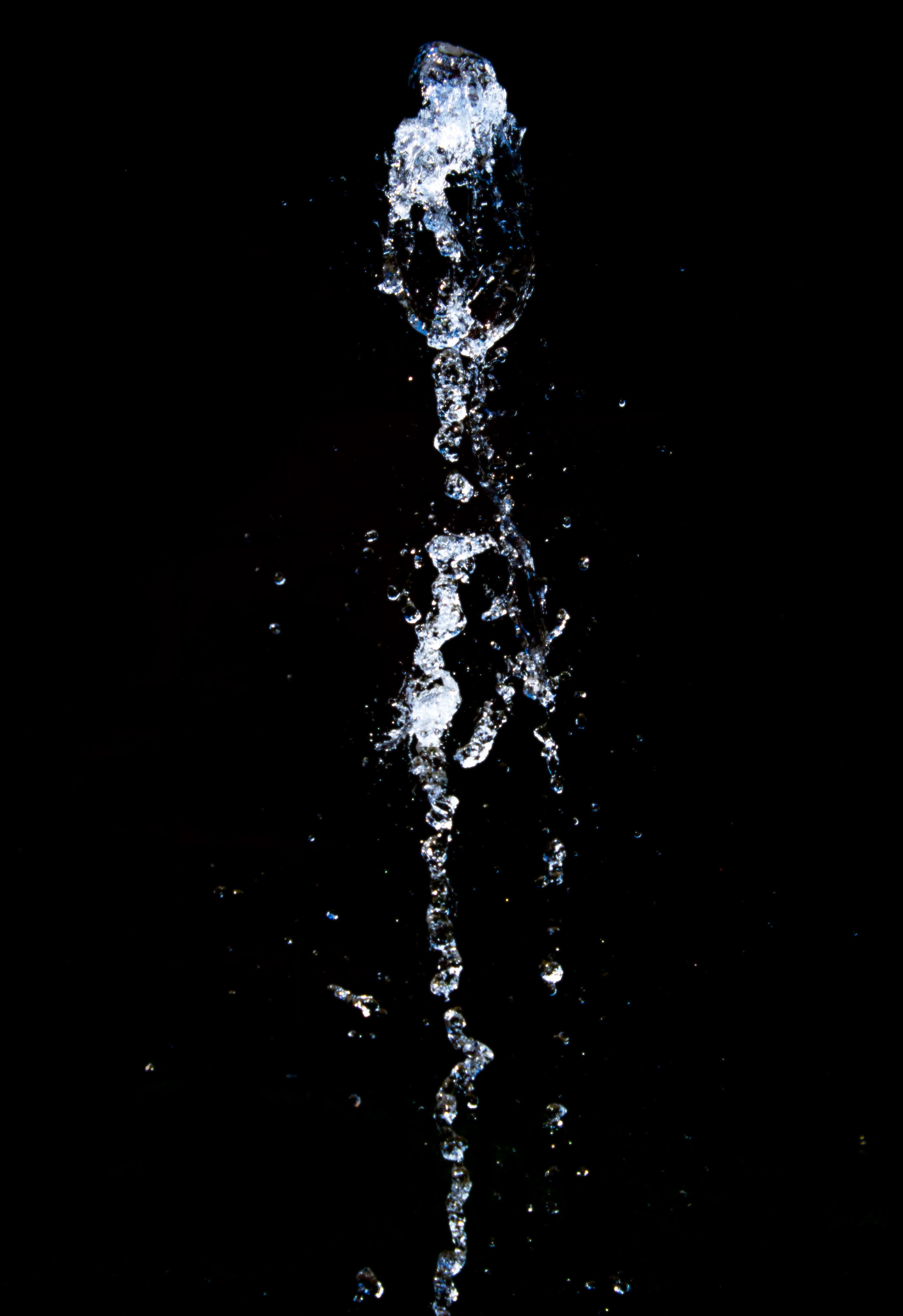 freshness, wet, waterdrops, studio shot, droplet, refreshment, smooth, black background, food and drink, drop of water, water, rain, splash, black, liquidity, Phone HD Wallpaper