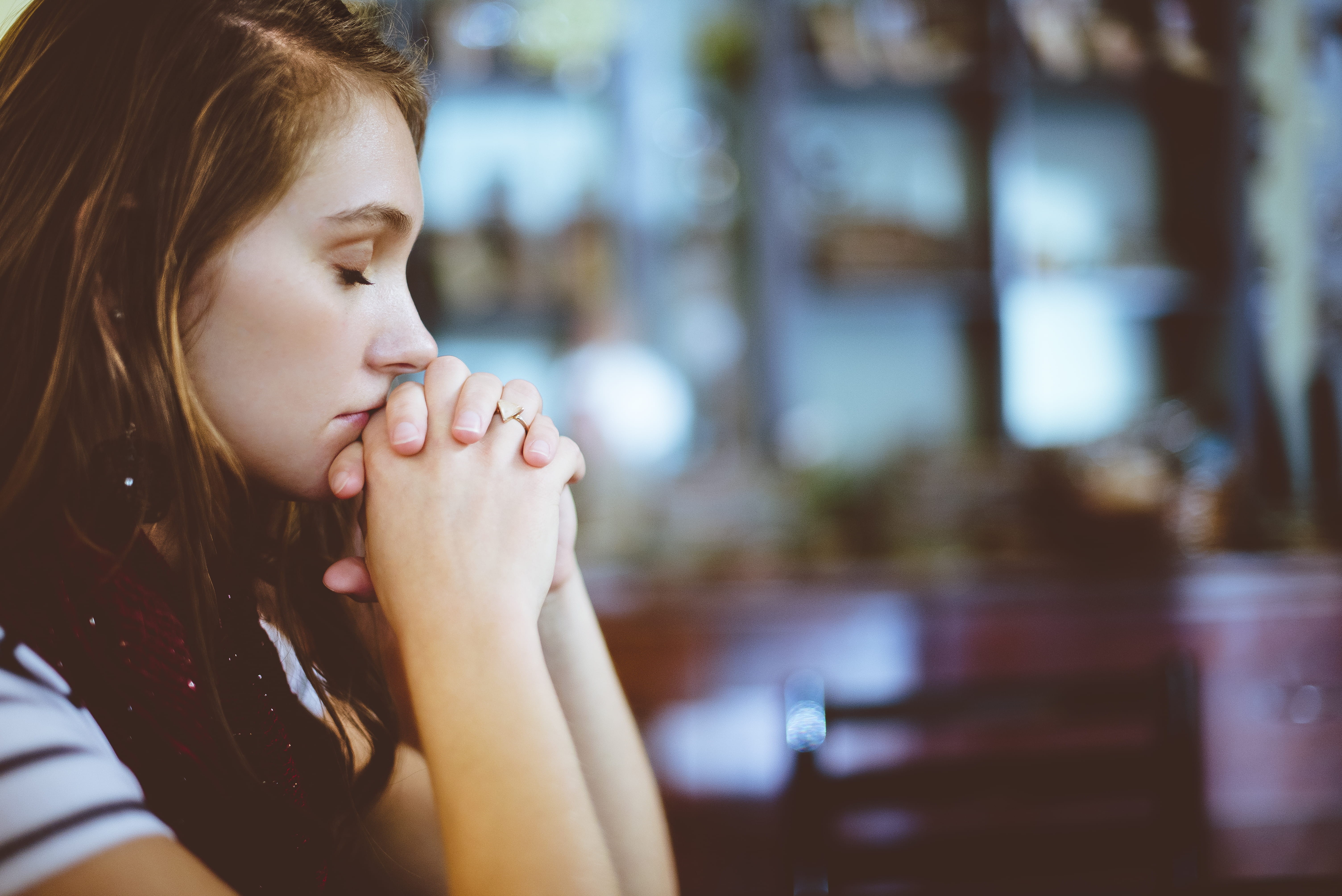 untitled, sit, teenager, day, child, hand, church, young women, face, profile view, girls, sitting, women, lady, real people, childhood, lifestyles, portrait, HD Wallpaper
