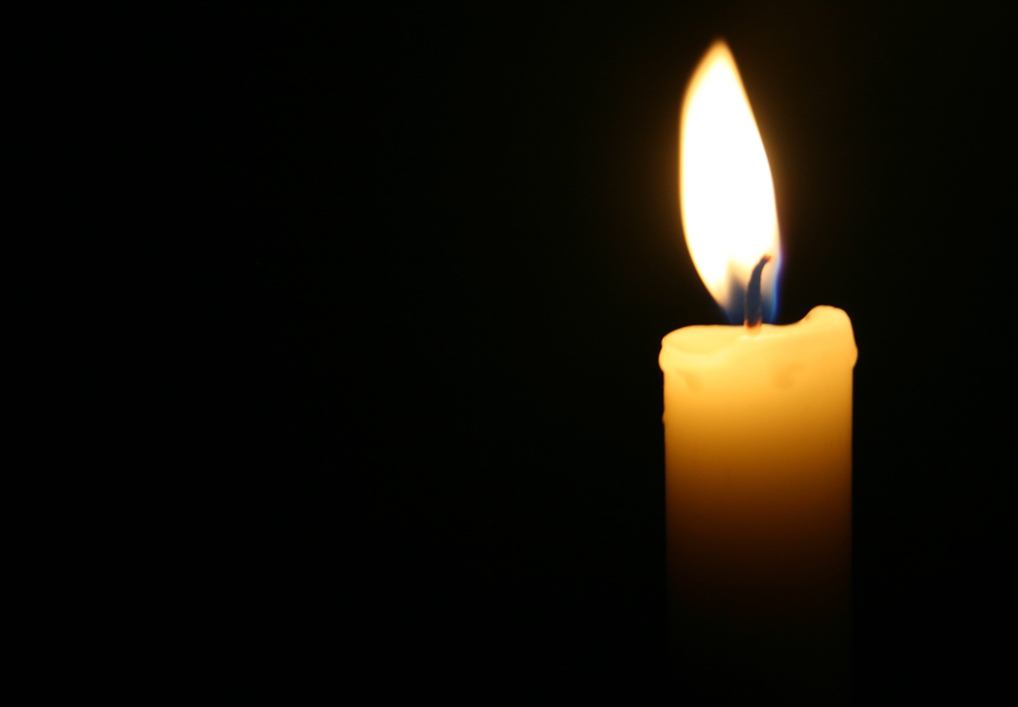 glowing, no people, flame, religion, fire - natural phenomenon, shining, domestic room, illuminated, cut out, romance, death, mood, melting, dark, brightly lit, HD Wallpaper