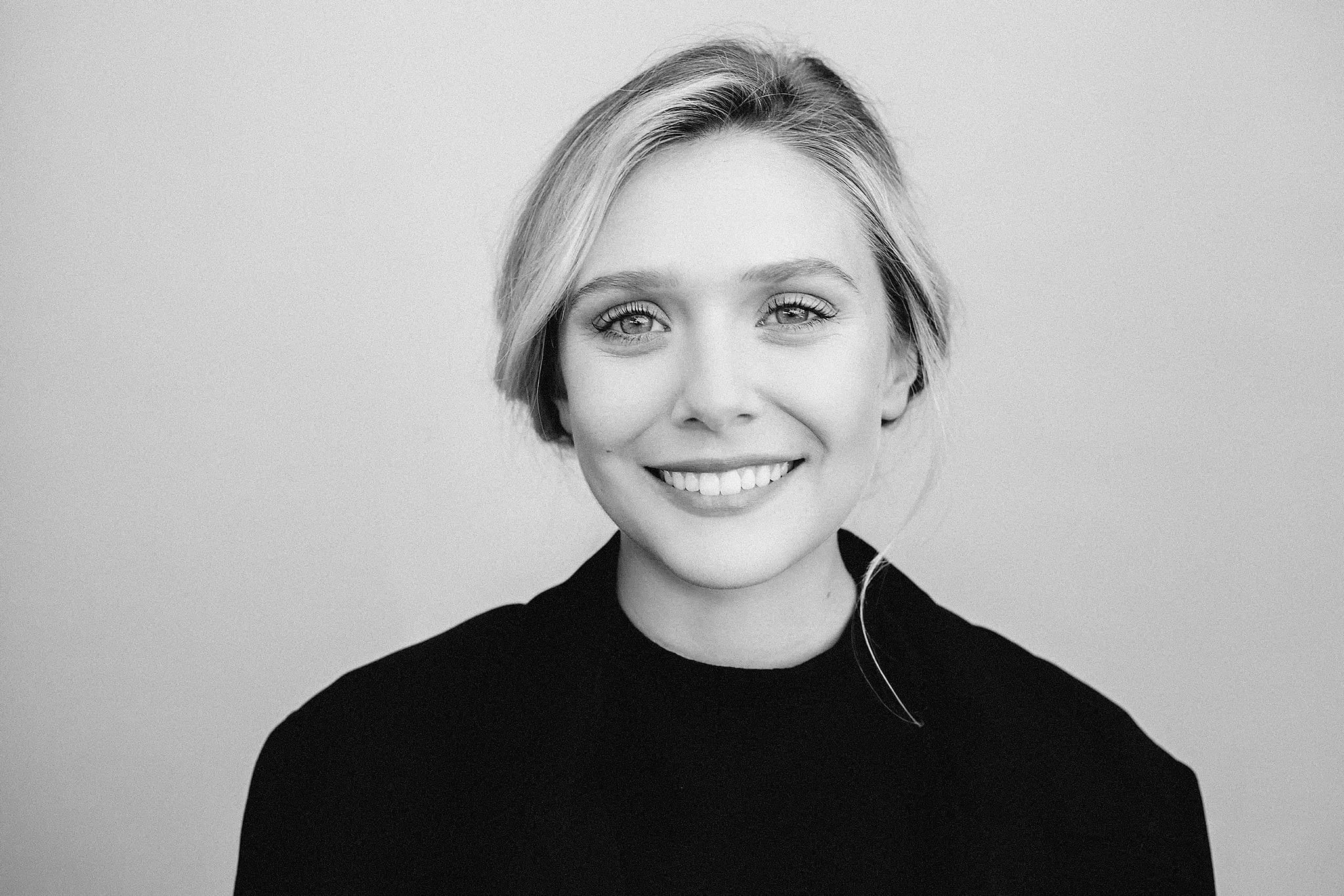 face, teeth, copy Space, cute, smile, beauty, smiling, 1080P, human Face, real People, actress, front View, looking At Camera, adult, black And White, HD Wallpaper