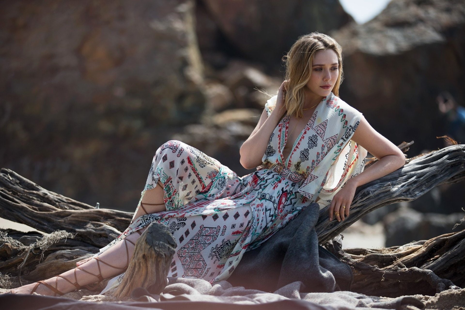 1080P, Actress, Blonde, Elizabeth Olsen, Actresses, HD Wallpaper