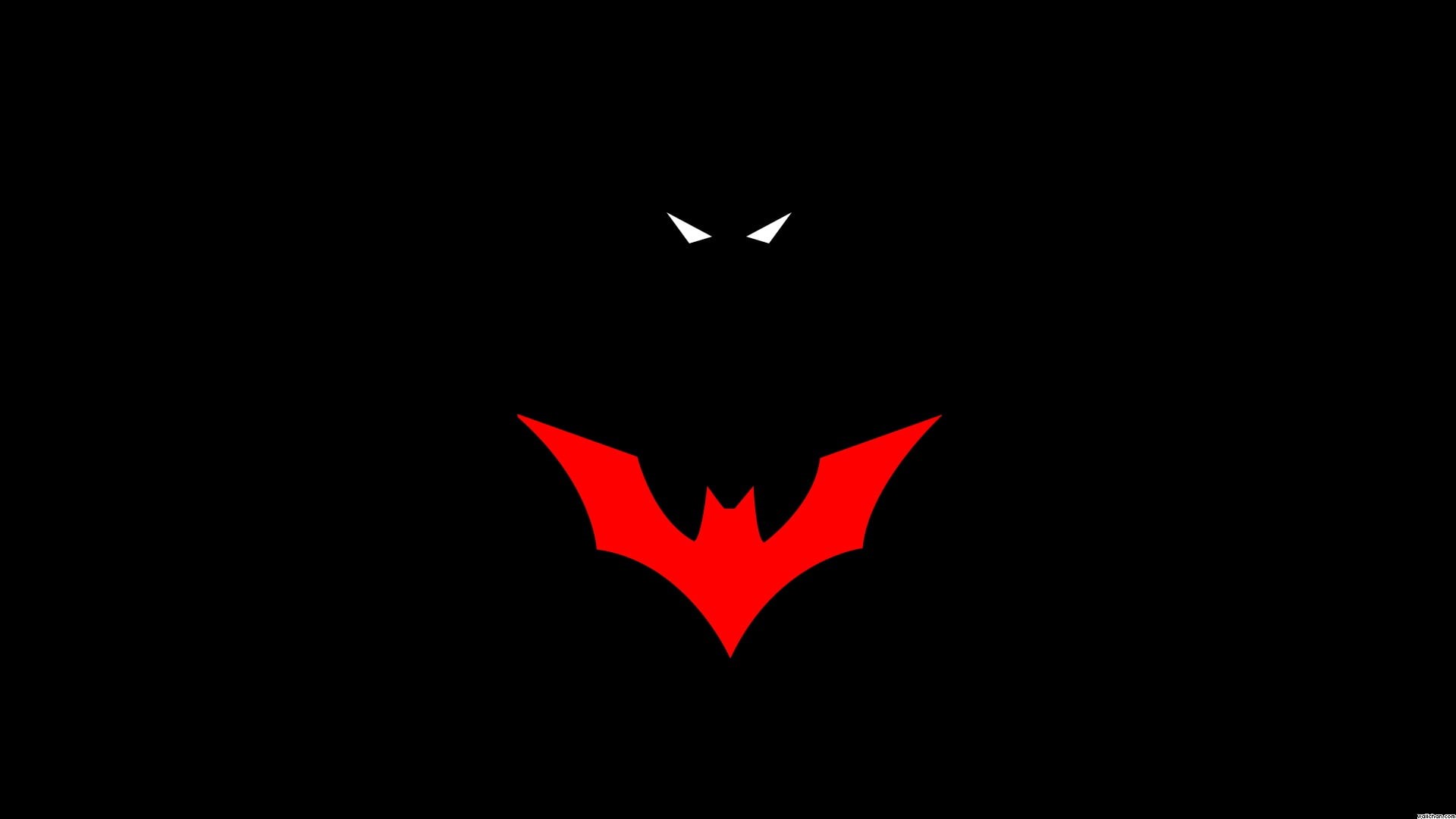 computer icon, flying, Batman Beyond, night, close-up, cartoon, outdoors, beauty in nature, dark, Batman, red, airplane, star shape, nature, HD Wallpaper