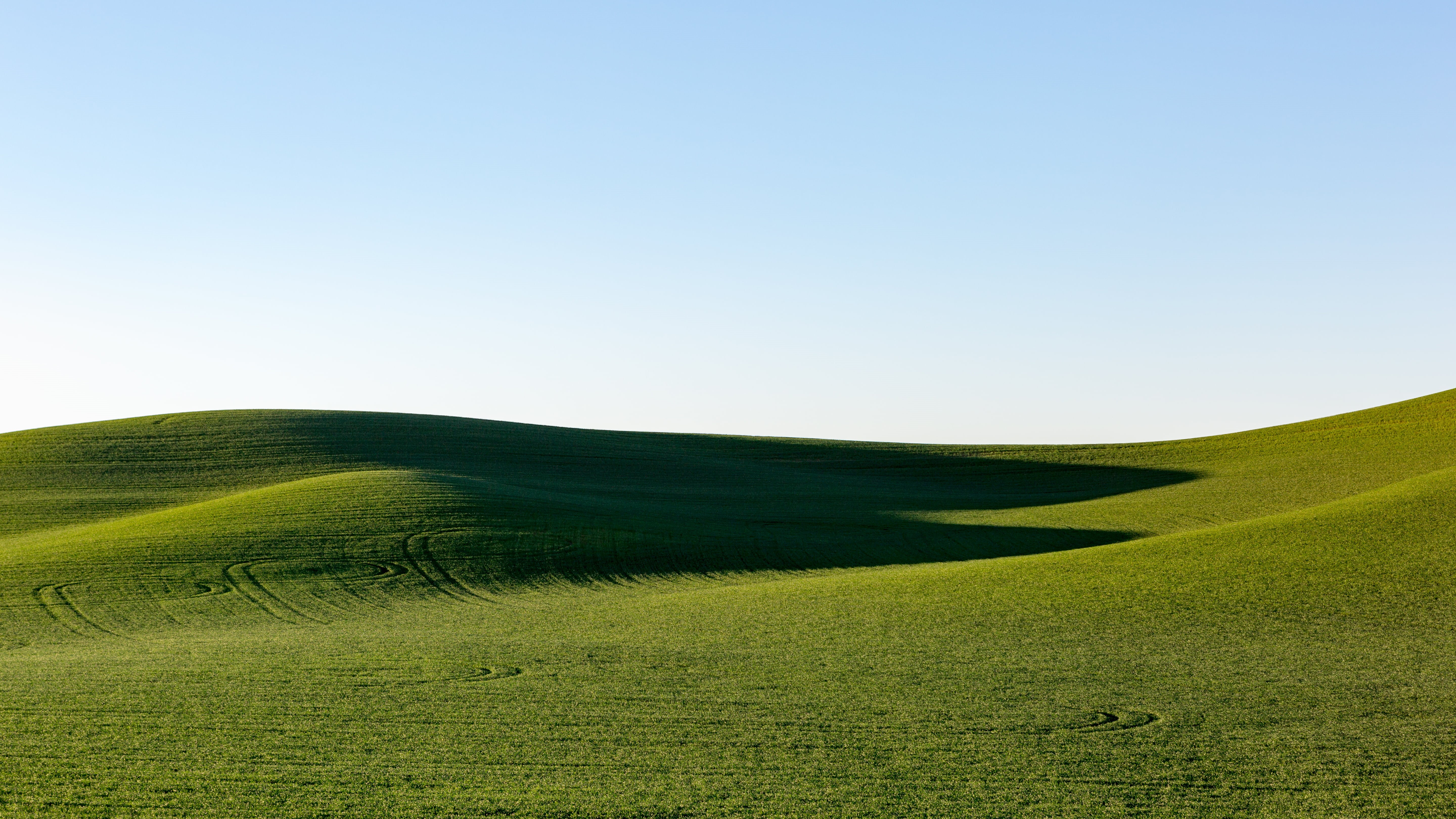 Continuity, nature, hill, green grass, shadows, mountains, Pacific Northwest, Palouse, tuscany, scenics, green Color, grass, westrock, landscape, field, HD Wallpaper