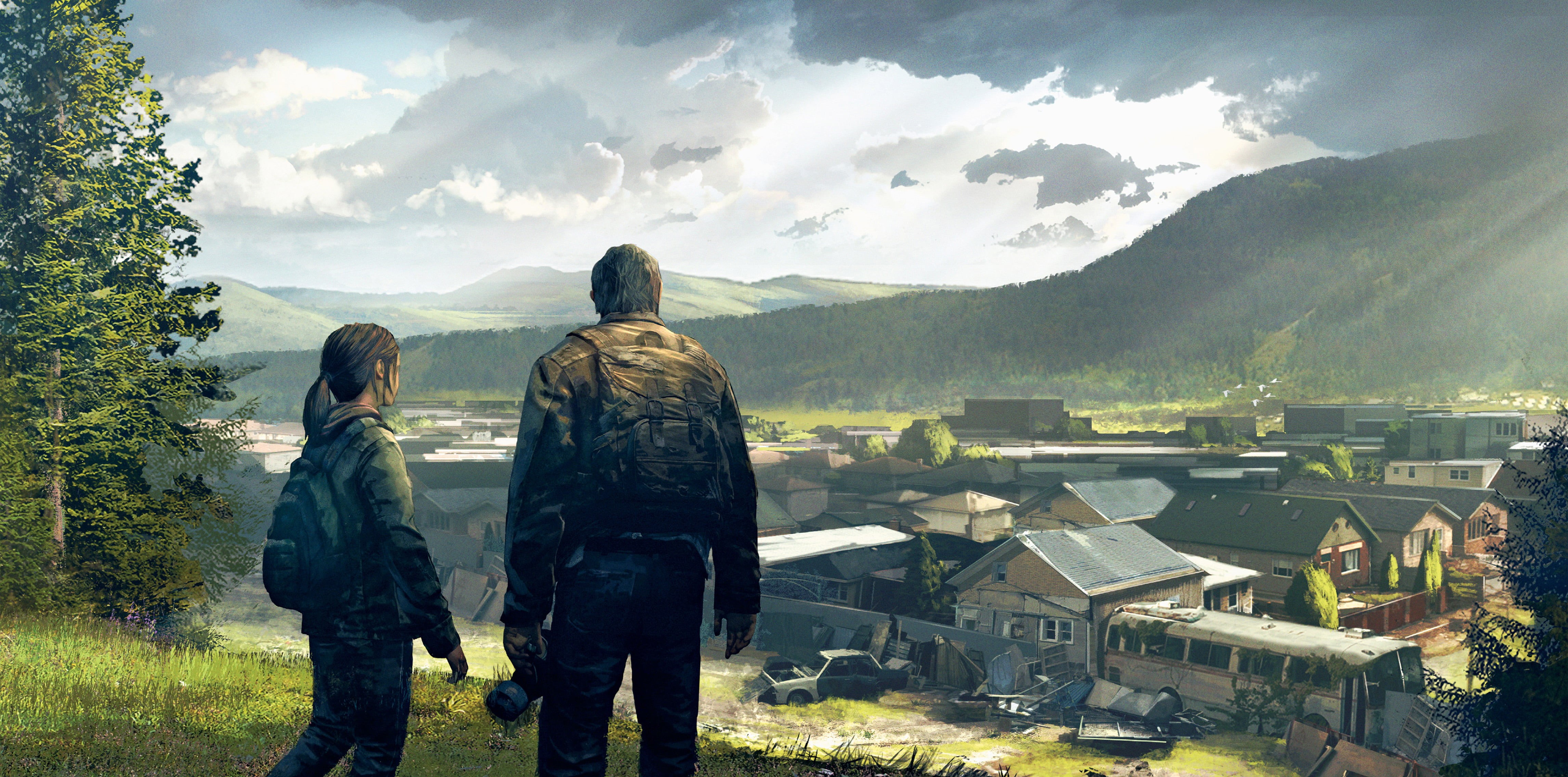 Ellie (The Last of Us), Joel (The Last of Us), The Last Of Us, Video Game, 4K, HD Wallpaper
