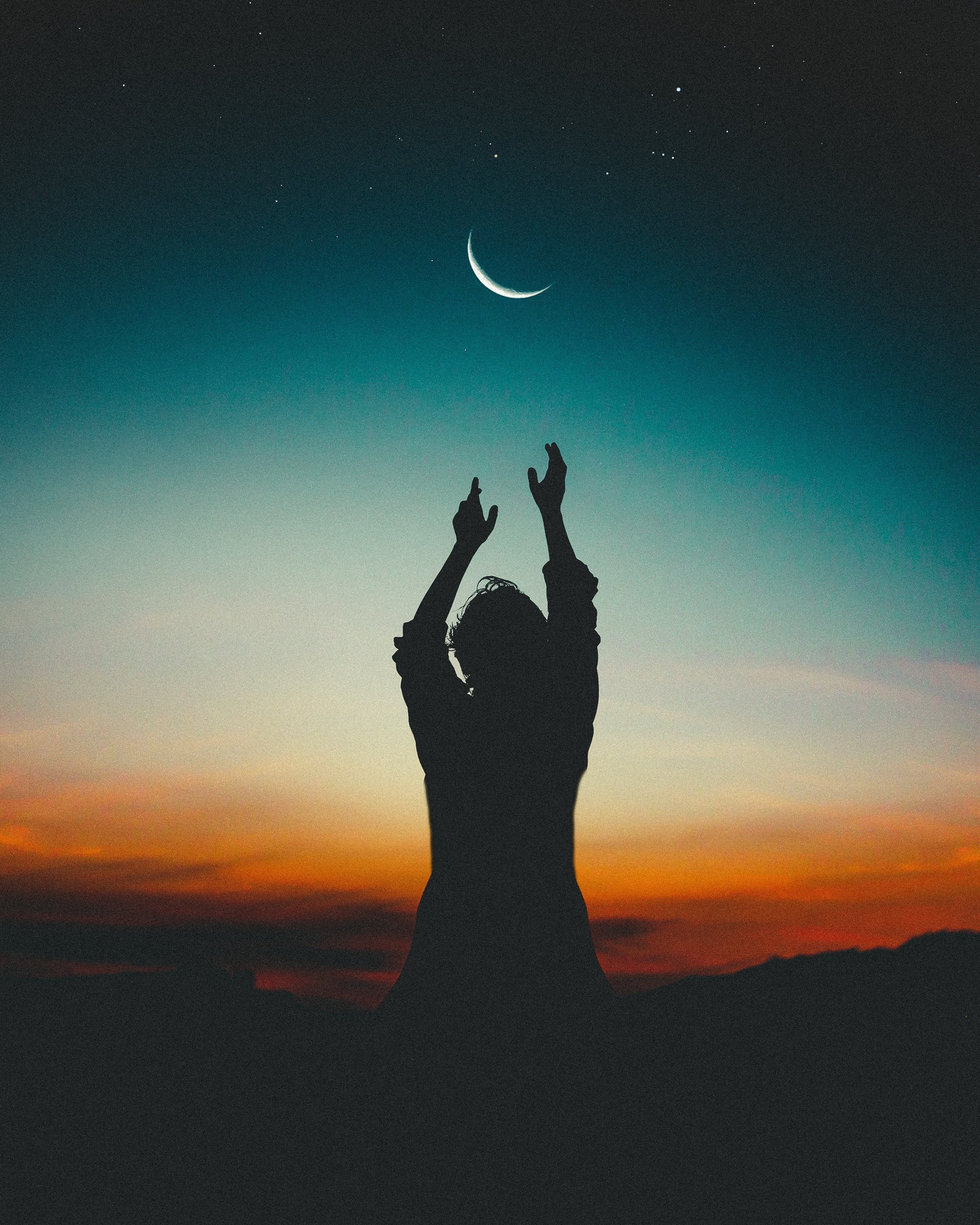 enjoyment, joy, adult, human limb, sky, dusk, people, nature, summer, hand raised, winning, sun, beauty in nature, cheerful, sunlight, scenics - nature, Phone HD Wallpaper