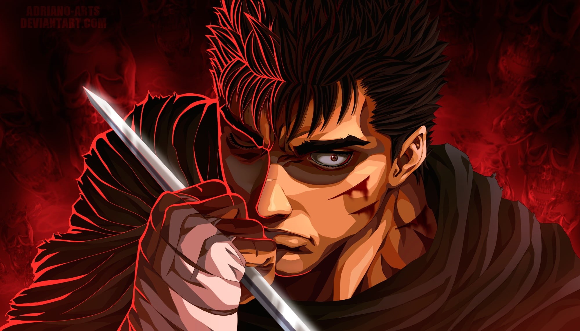 Anime, Guts (Berserk), 1080P, Berserk, HD Wallpaper