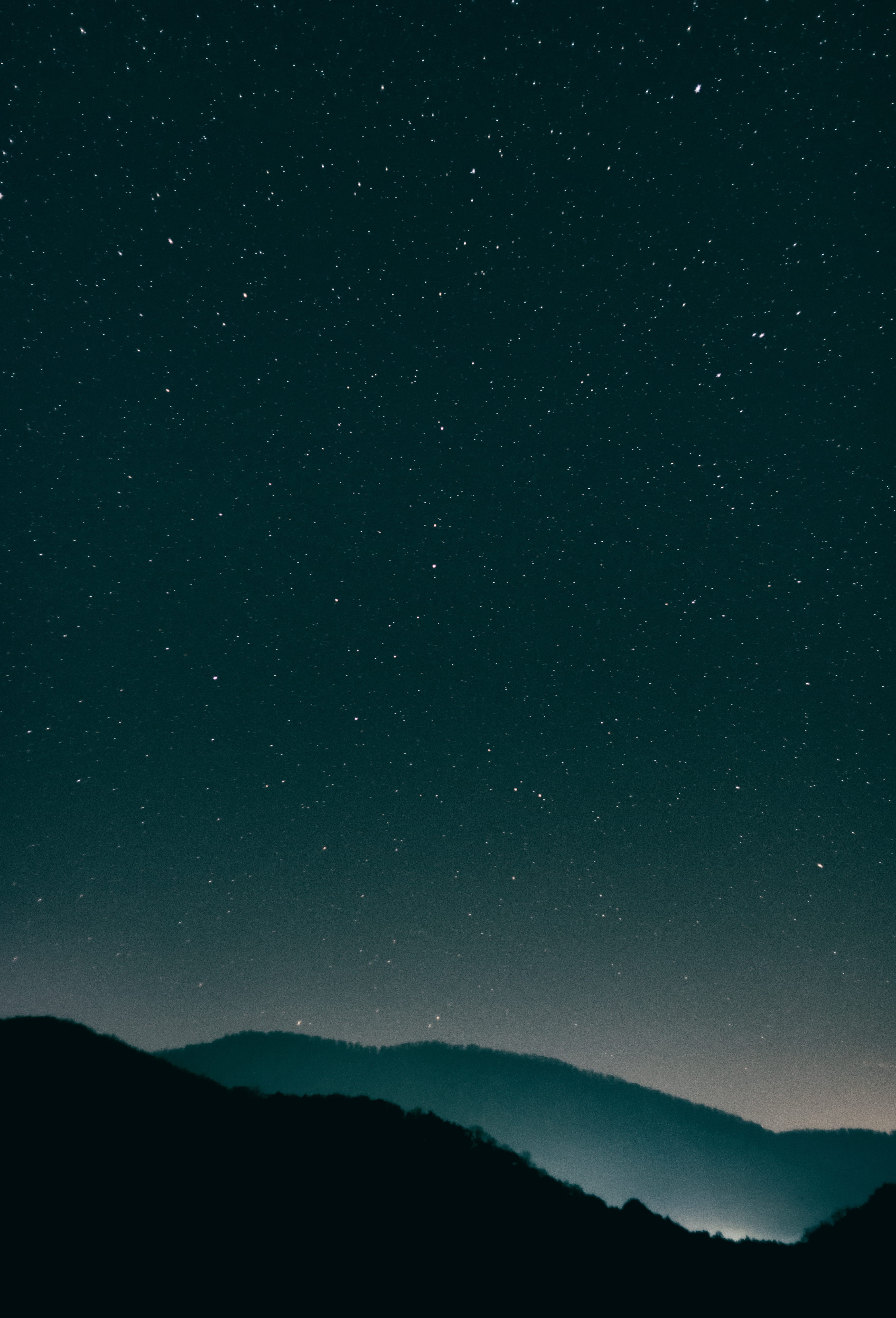 landscape, star - Space, night, 5K, mountain range, outdoors, tranquility, scenics - nature, no people, silhouette, milky Way, beauty in nature, idyllic, Phone HD Wallpaper