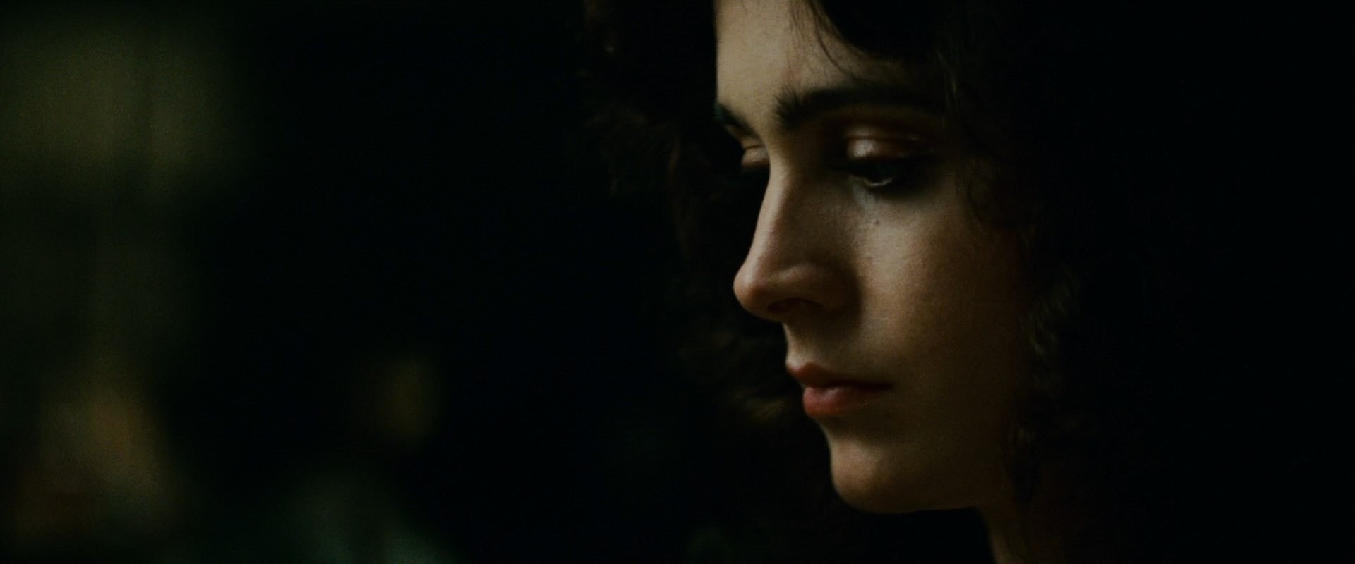body part, one person, sadness, grief, hopelessness, 1080P, solitude, Sean Young, film stills, human body part, contemplation, dark, headshot, human face, HD Wallpaper