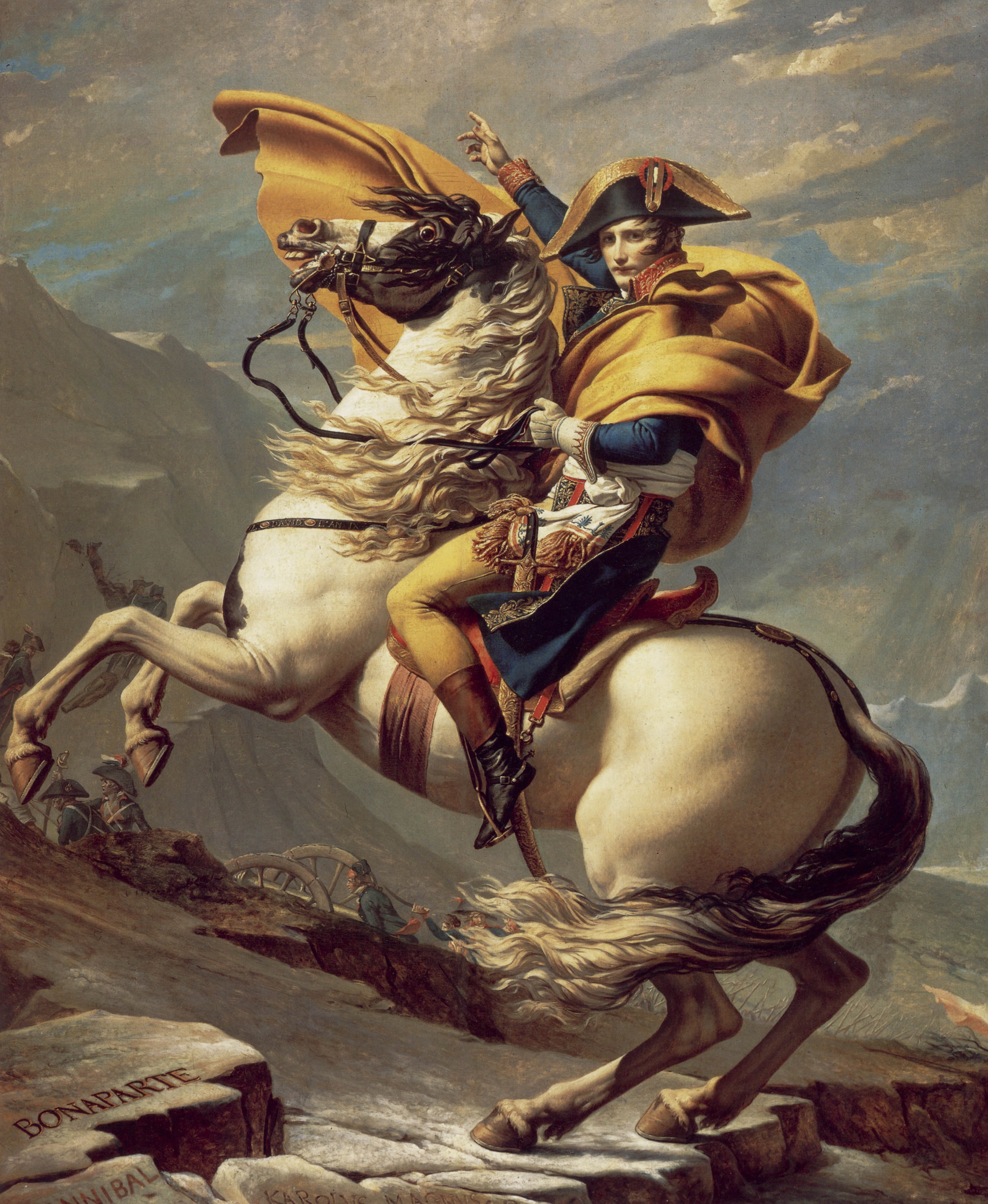 french revolution, painting, Jacques Louis David, 4K, Napoleon Bonaparte, Phone HD Wallpaper