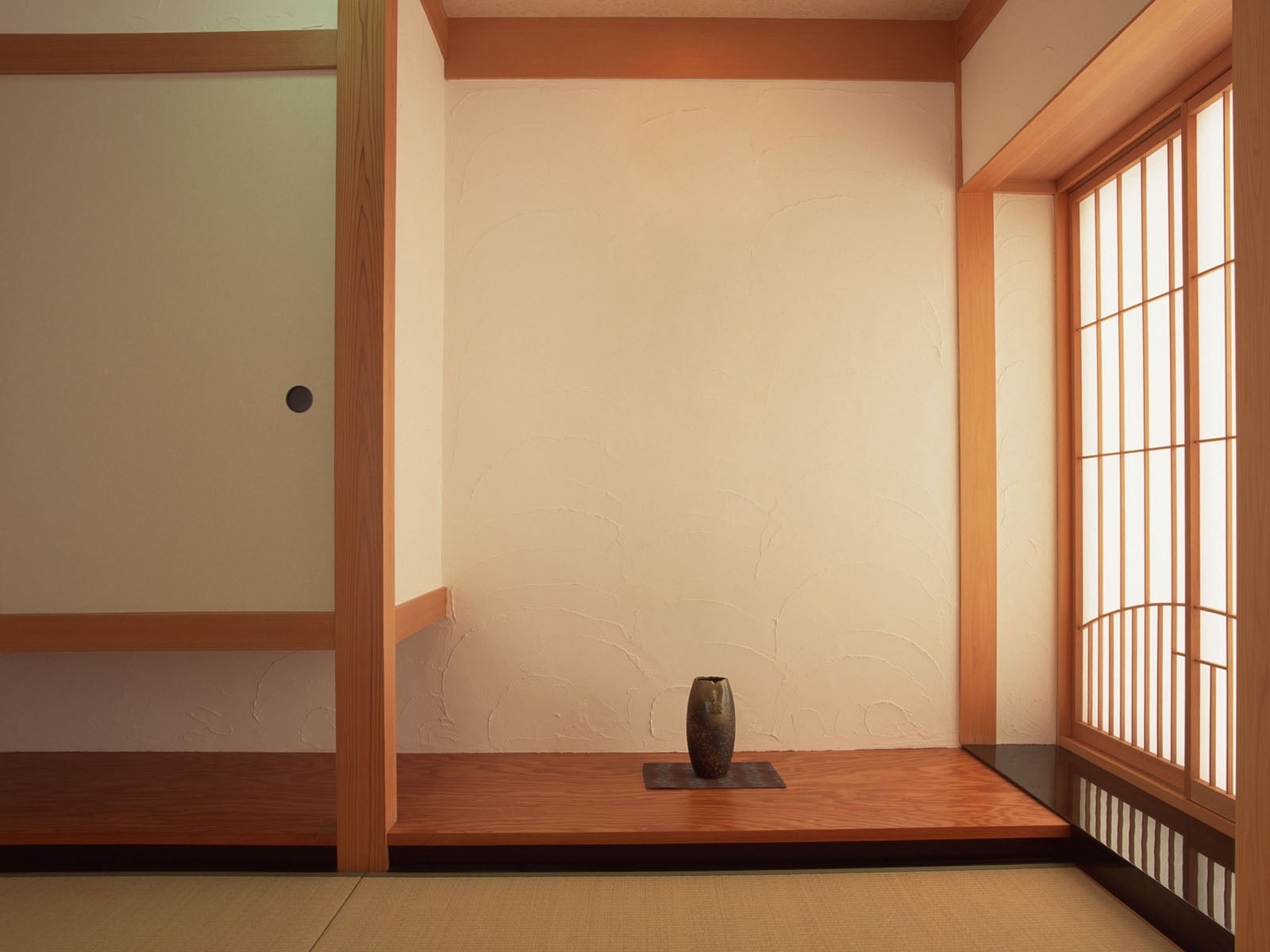 background, flooring, door, entrance, interior, building, absence, wood - Material, no People, wall, japanese Culture, home Interior, indoors, apartment, HD Wallpaper