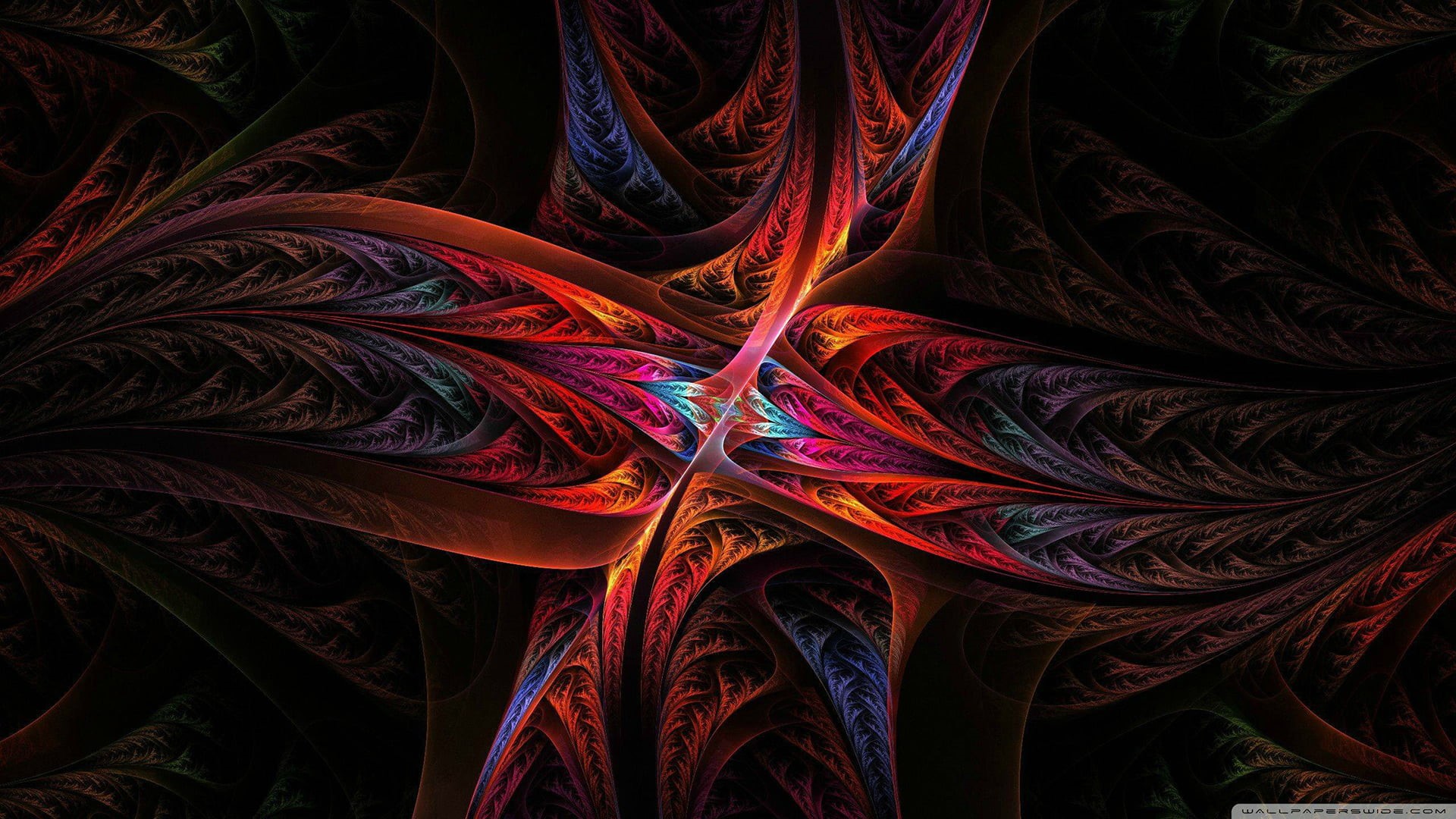 multi colored, still life, generated, texture, large group of objects, indoors, close-up, light, blind, silhouette, shiny, artistic, yellow, fractal, motion, HD Wallpaper