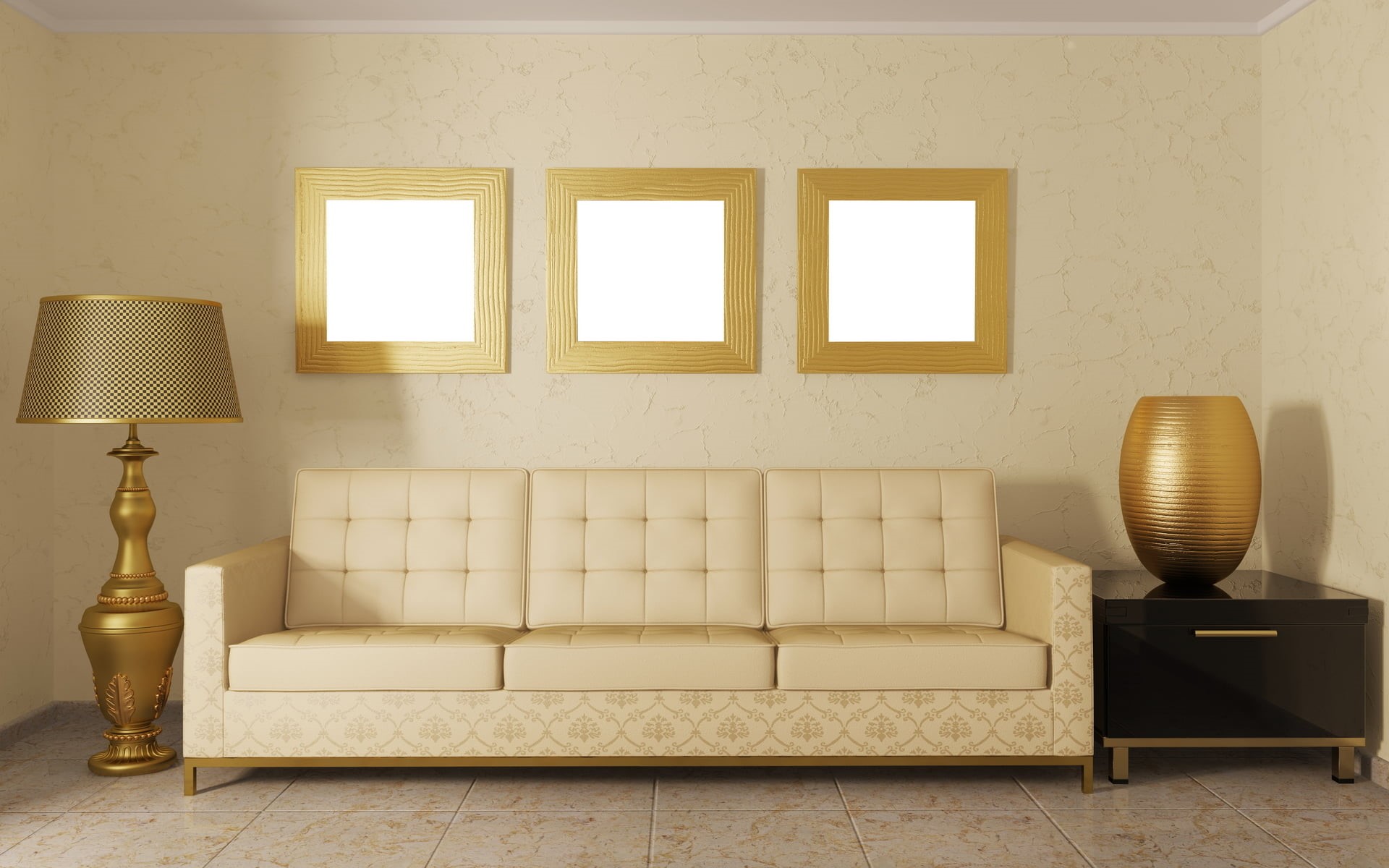 furniture, luxury, seat, no people, sofa, home, room, century, retro styled, modern, Other, apartment, pillows, ornate, 1080P, antique, domestic room, HD Wallpaper