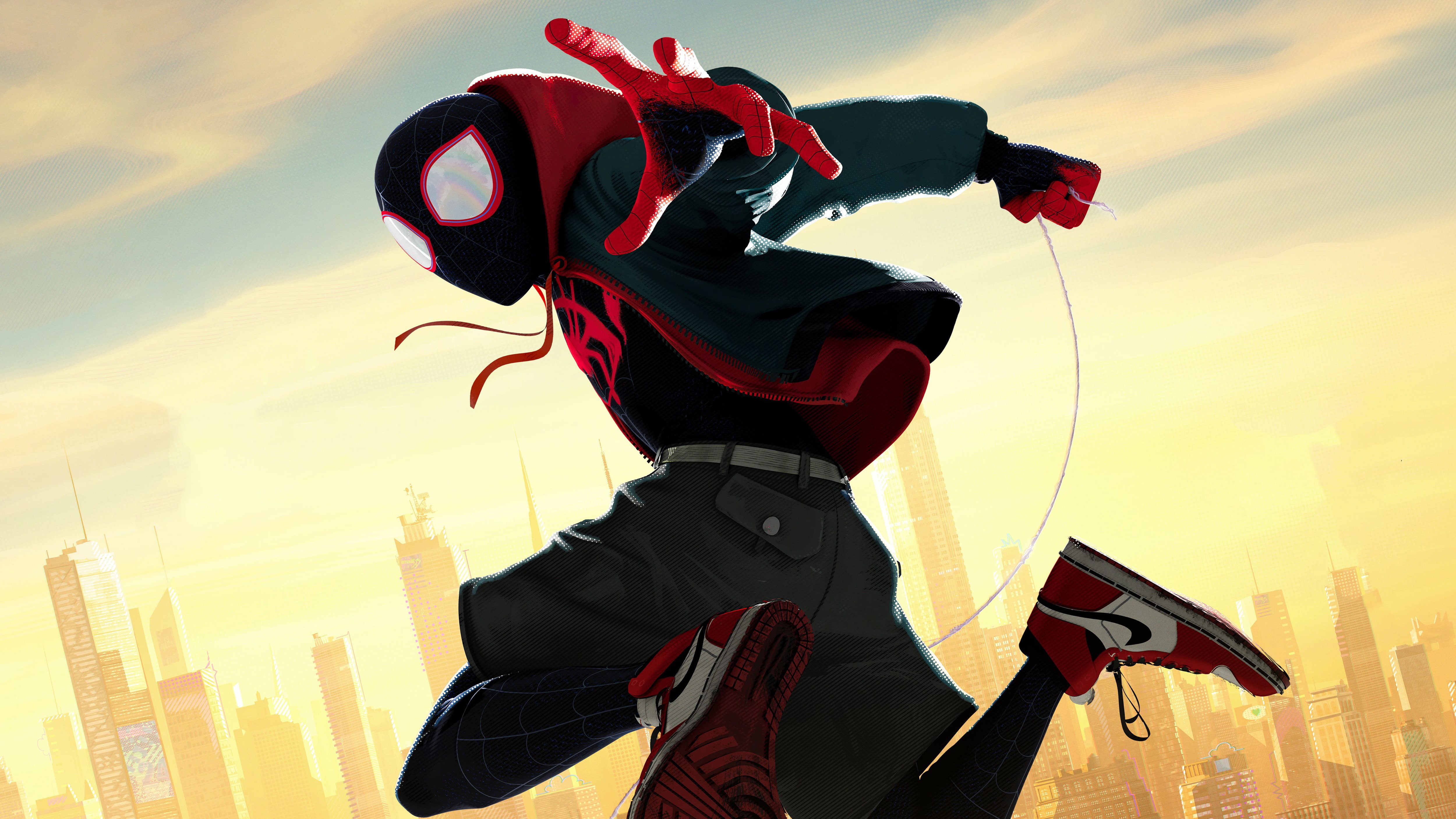 4K, movie, poster, official, spider, spiderman, verse, HD Wallpaper