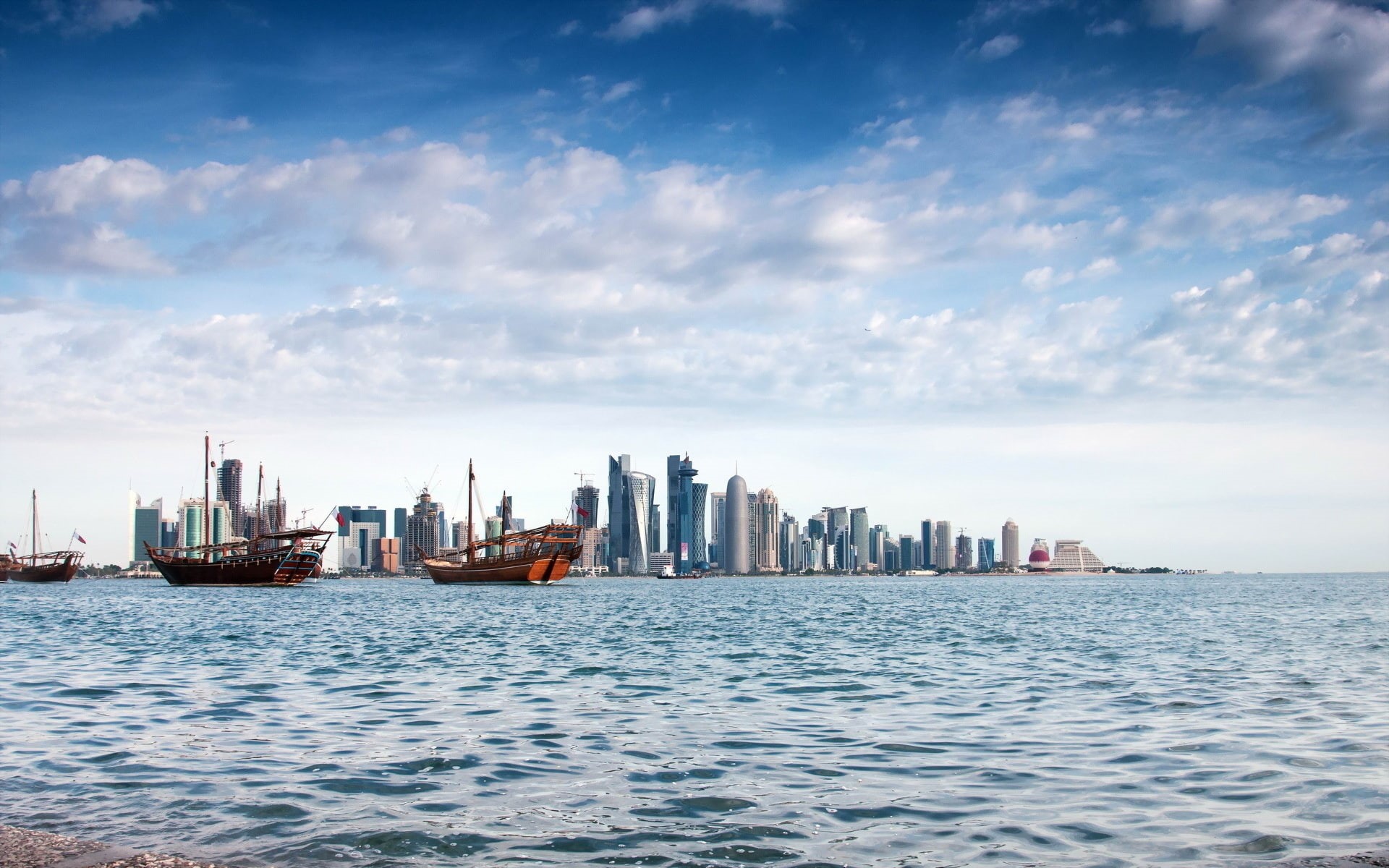 doha, 1080P, qatar, HD Wallpaper