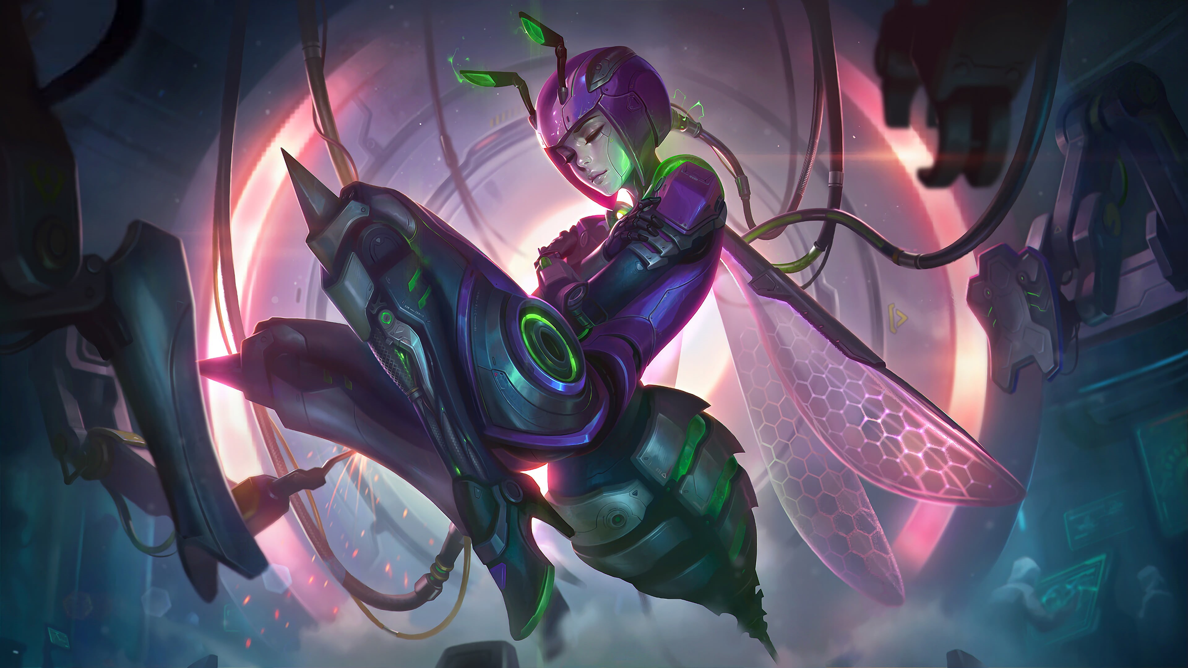 4K, Angela, Vespid, Mobile Legends, HD Wallpaper