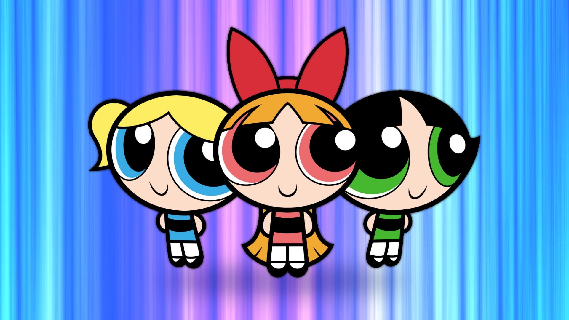 1080P, hd, girls, cartoon/comic, powerpuff, HD Wallpaper