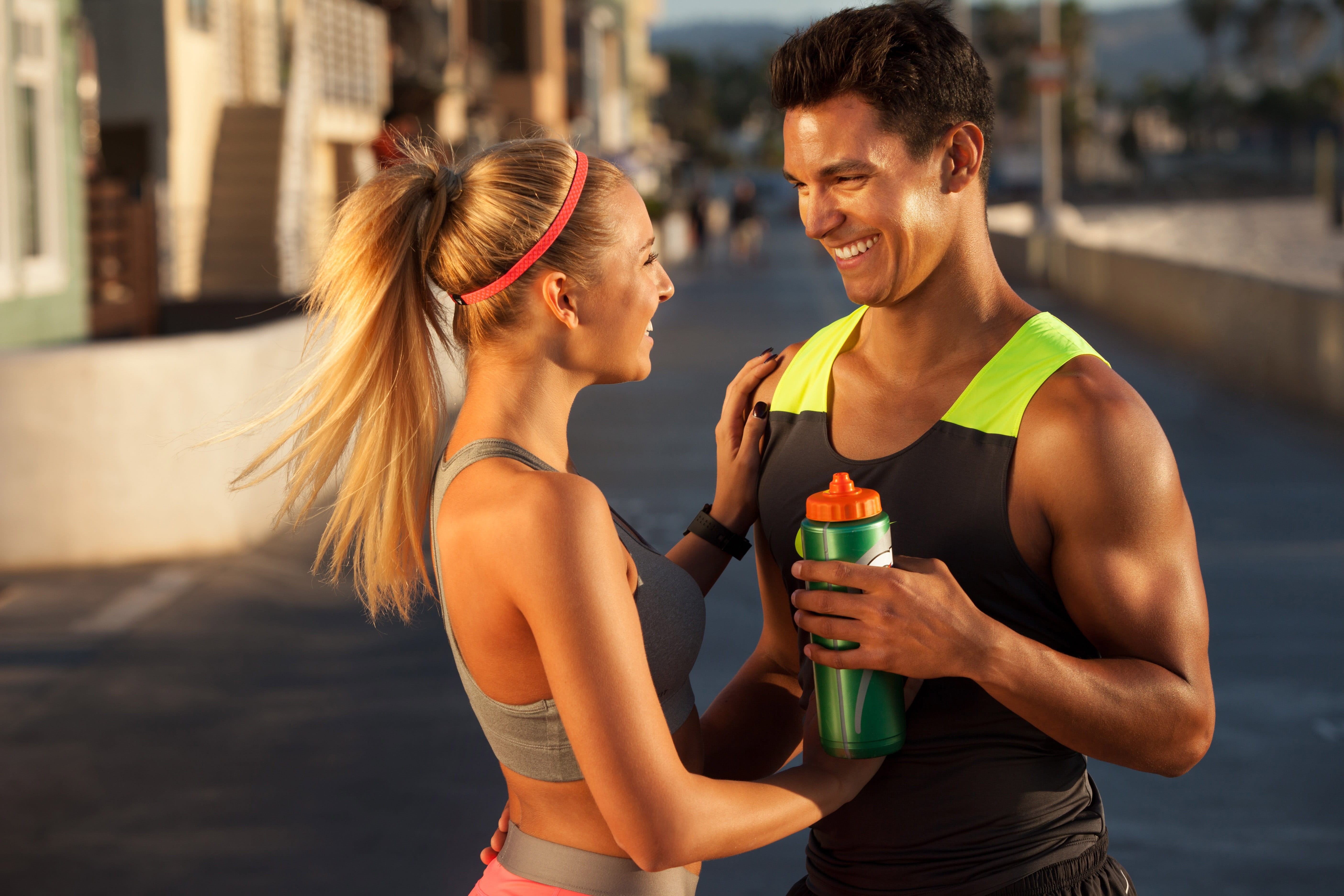 young Adult, wellbeing, smiling, excercise, summer, public domain, females, 5K, girl, healthy Lifestyle, focus on foreground, food and drink, jogging, HD Wallpaper