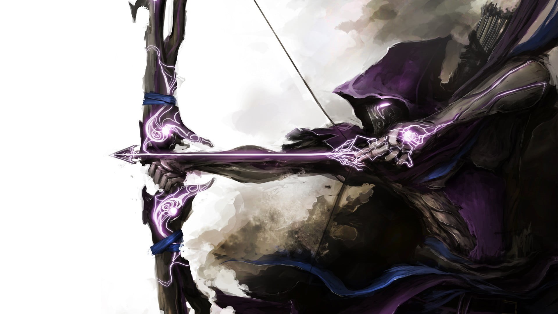 multi colored, game, nature, sky, close-up, bow, human representation, statue, no people, creativity, holding, Hawkeye, purple, indoors, person, HD Wallpaper
