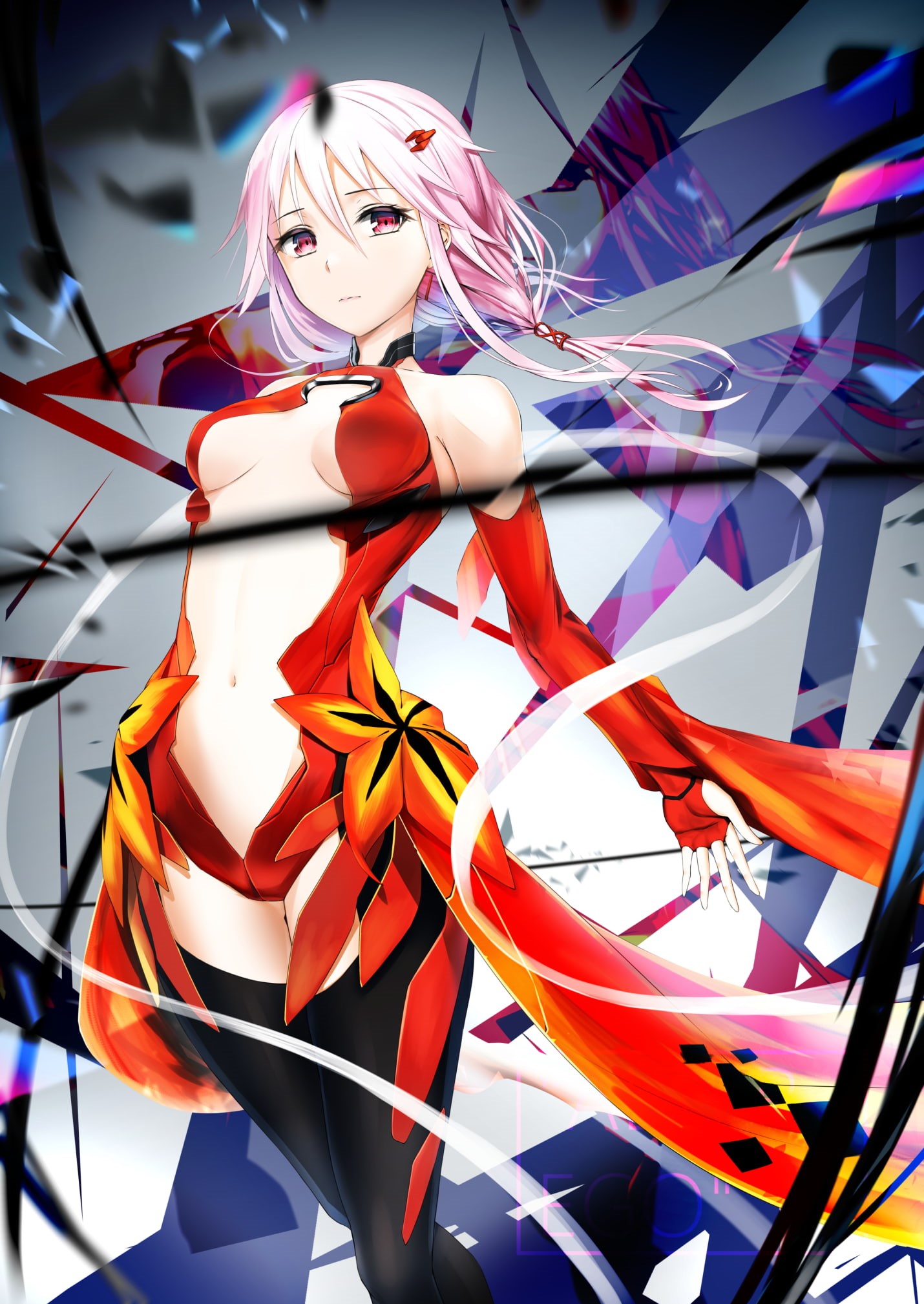 anime girls, portrait display, Guilty Crown, 1080P, Yuzuriha Inori, pink hair, Phone HD Wallpaper