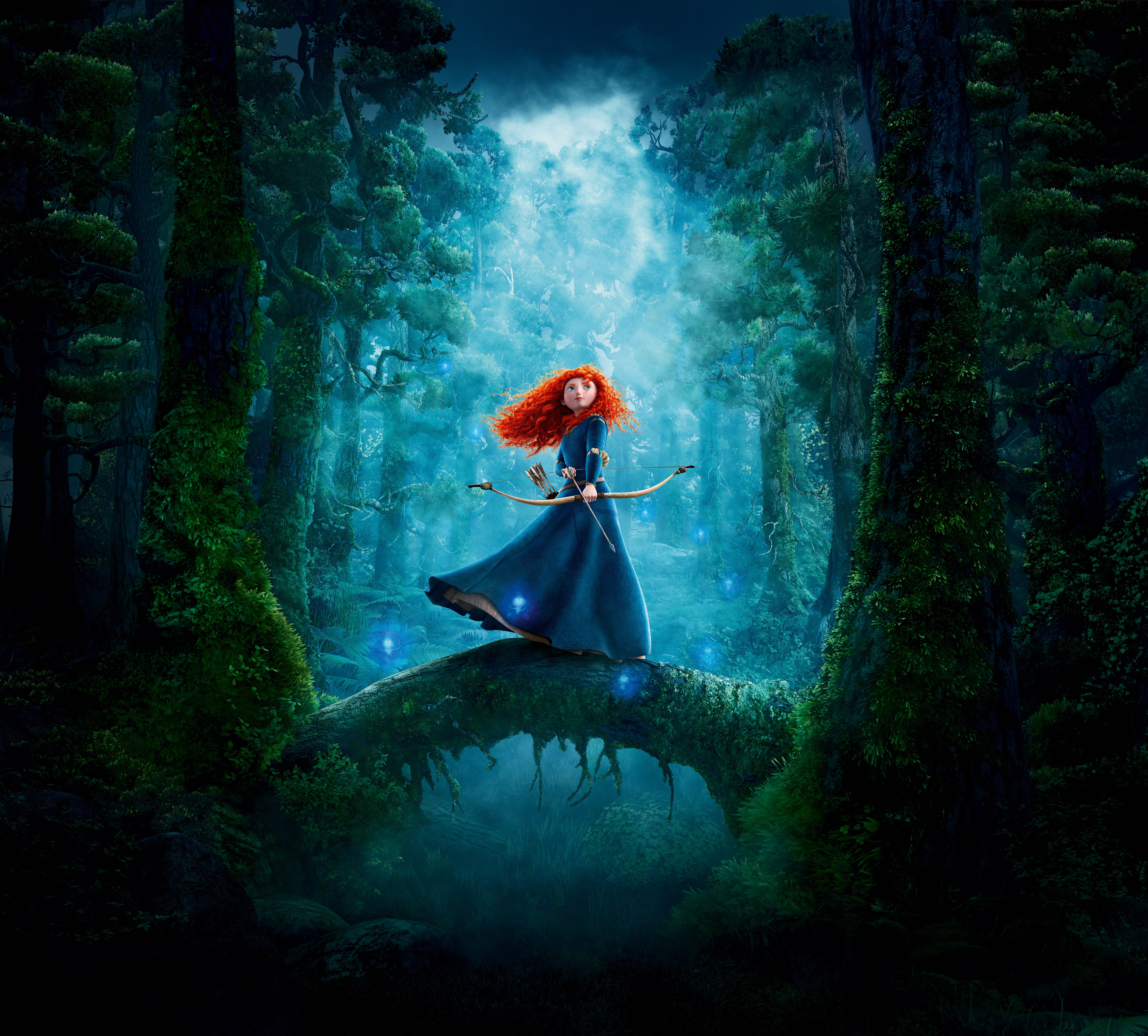 4K, Brave, 8K, Princess Merida, Animation, Pixar, 8K, HD Wallpaper