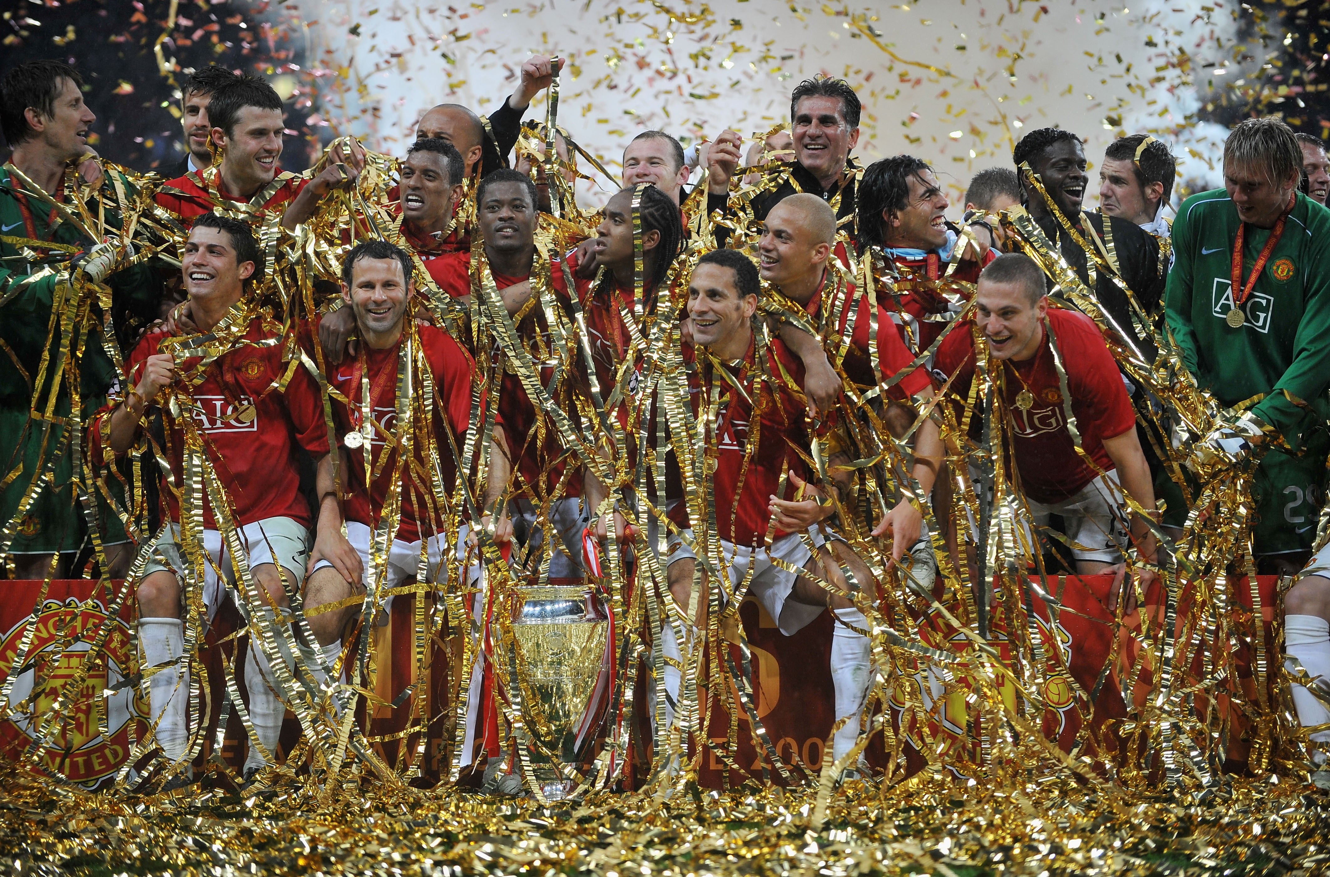 cristiano ronaldo, victory, traditional Ceremony, Manchester United, the final, traditional Dancing, outdoors, music Festival, scholes, crowd, football, HD Wallpaper