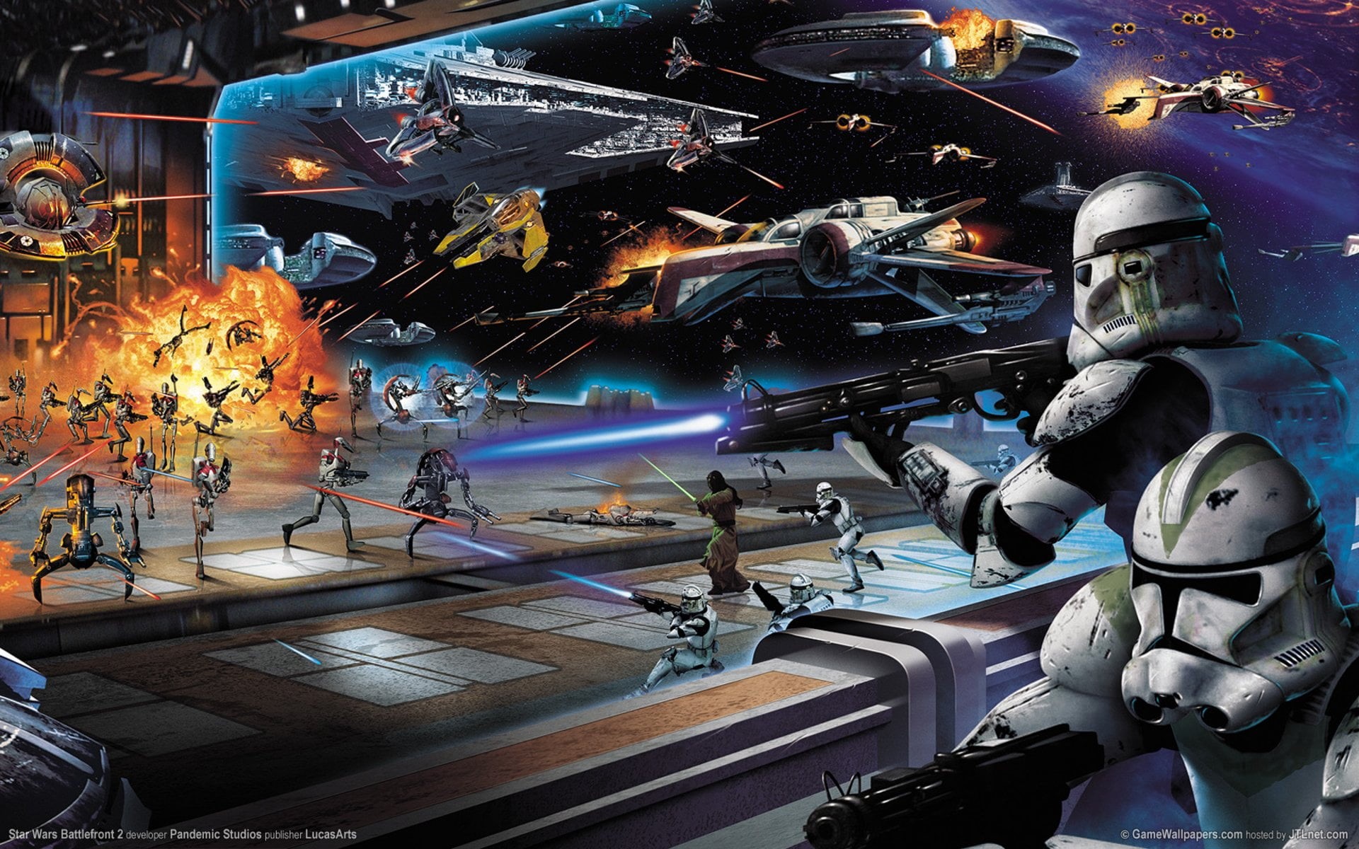 built structure, male likeness, sculpture, illuminated, armed forces, no people, technology, indoors, statue, Star Wars, illustratio, 1080P, night, multi colored, HD Wallpaper